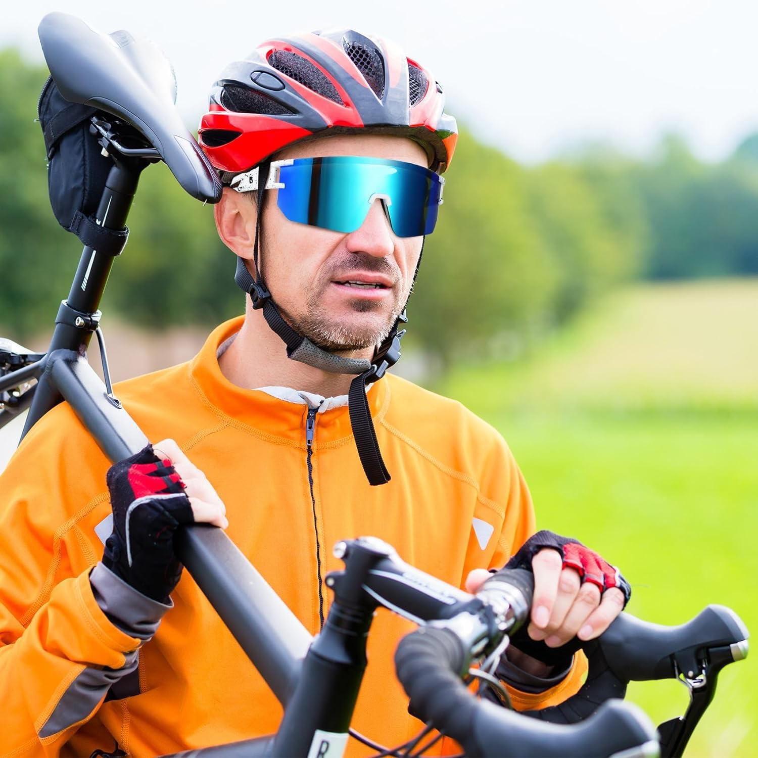 TOTOSALL Polarized Sports Sunglasses Men And Women,Youth Baseball Sunglasses, Cycling glasses,Running,Golf,Fishing
