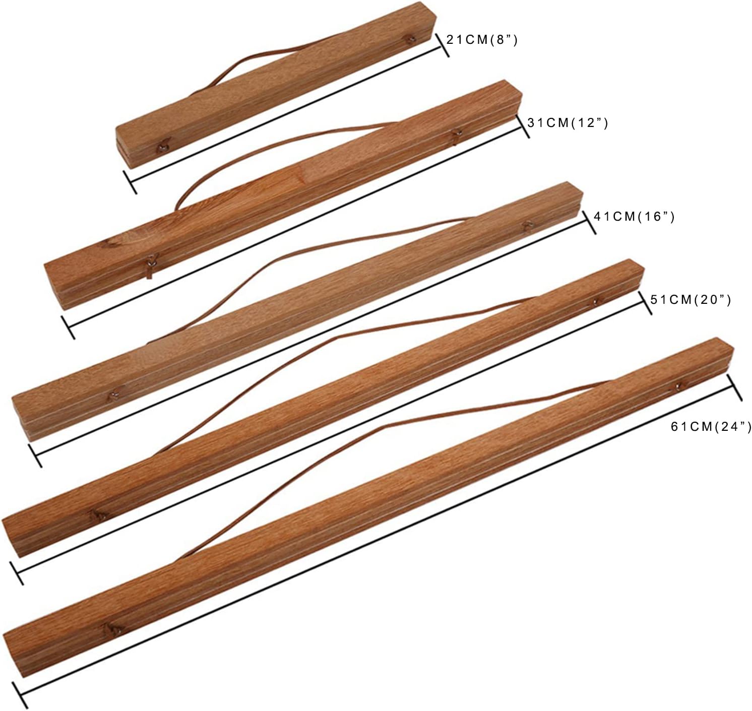 HoozGee Marco magnético para colgar pósteres e inspirador arte de pared con imán de madera clara, lienzo, impresiones de arte de 19.7 x 27.6in, kit