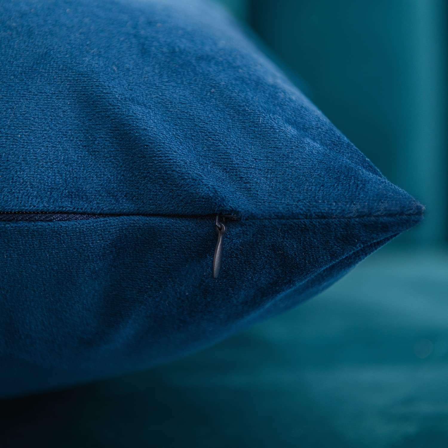 Dezene – 2 fundas decorativas de terciopelo para almohada