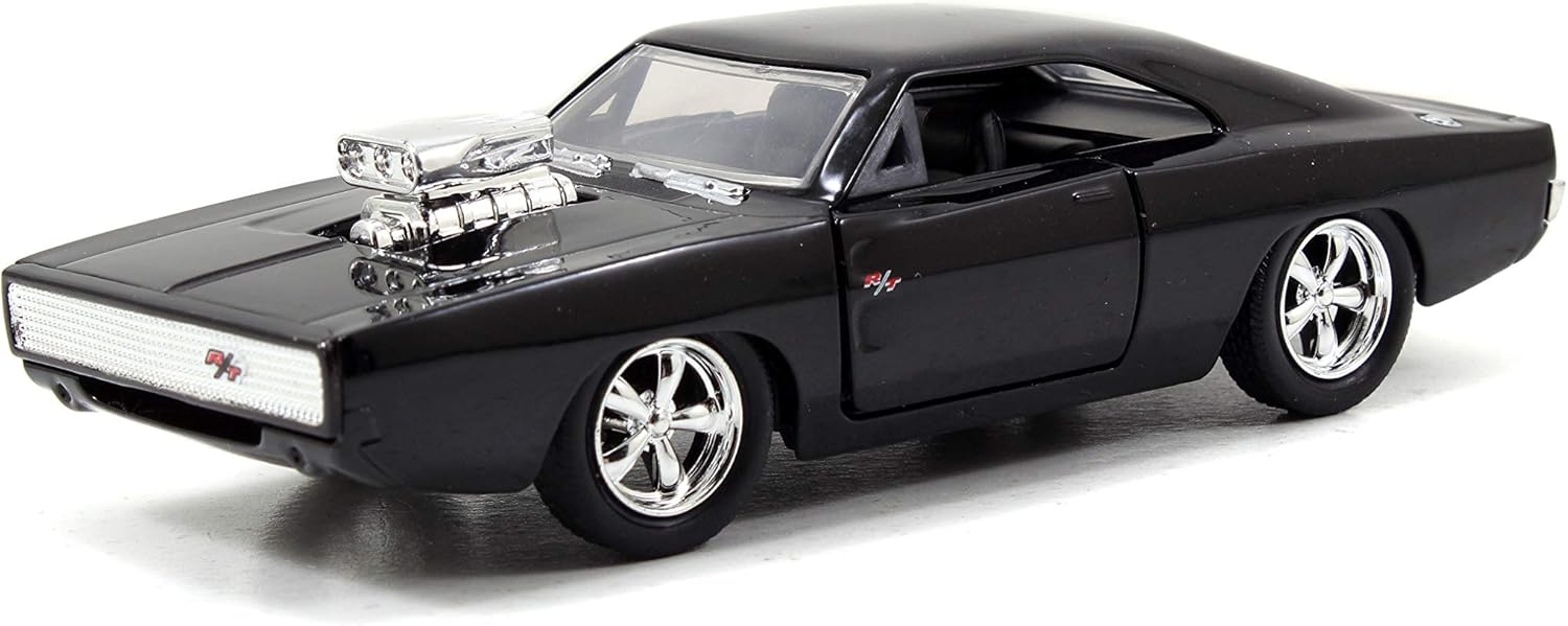 Fast & Furious 132 Dom’s Dodge Charger RT – Coche fundido a presión, juguetes para niños y adultos