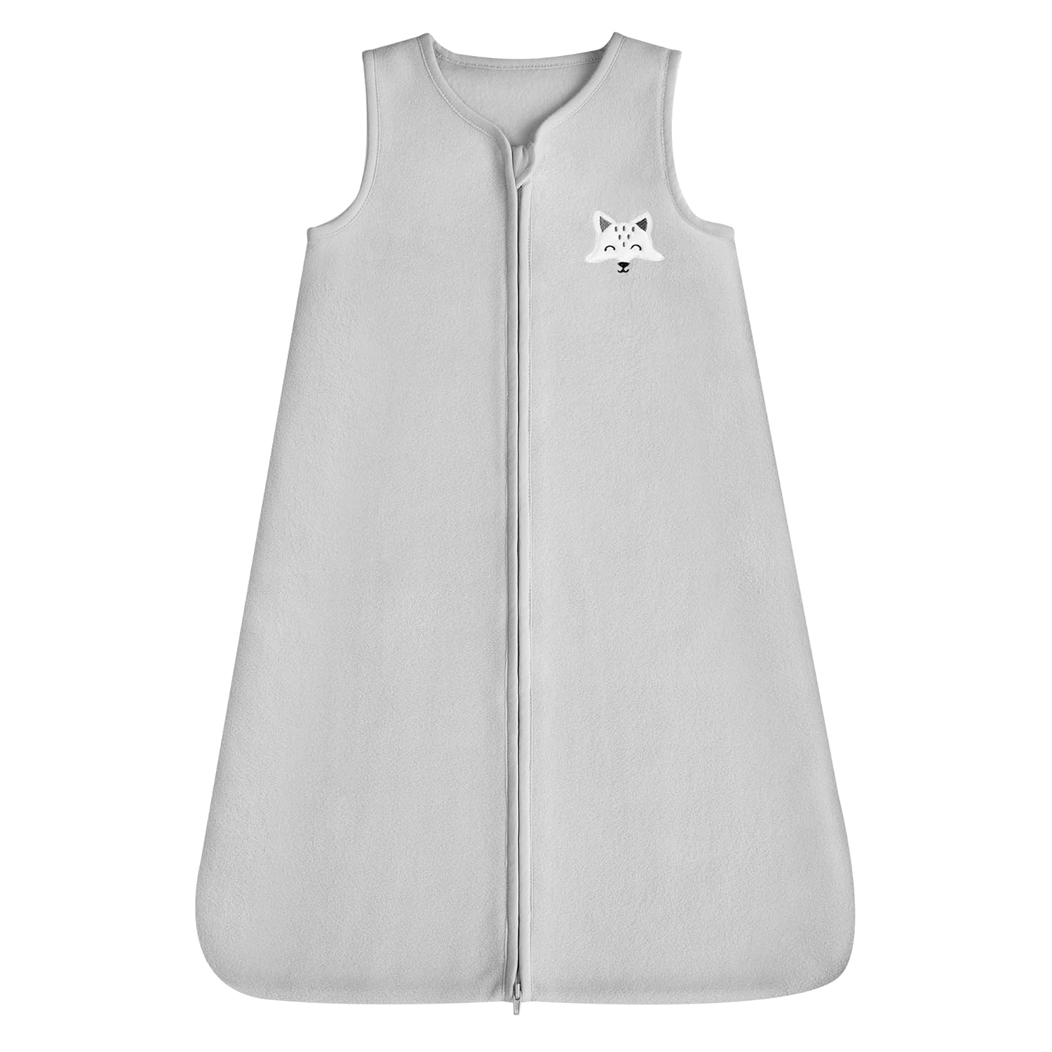 DaysU Saco de dormir para bebé de microforro polar, sin mangas, con cremallera bidireccional, saco de dormir para bebé unisex de 12 a 18 meses, 1