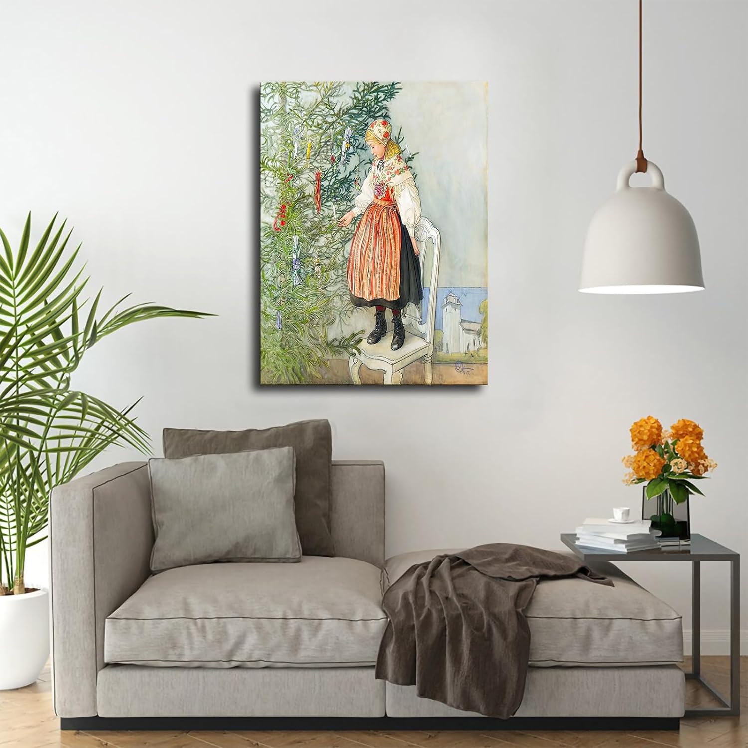 VAKUUM Carl Larsson – Póster de Navidad sueca de Carl Larsson, pintura en lienzo, arte de pared, impresión de imágenes HD, obra de arte moderna para