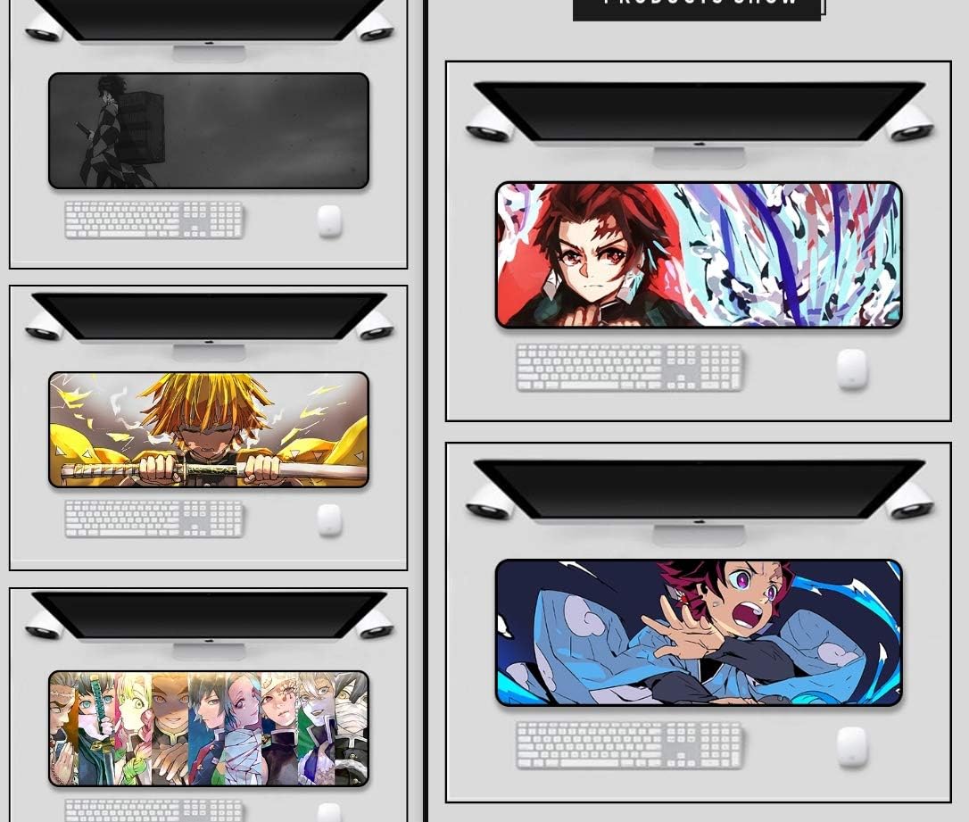Alfombrilla de mouse de anime para computadora gamer, 700 x 300 x 3 Demon Slayer (Kamado Nezuko Nature ver)