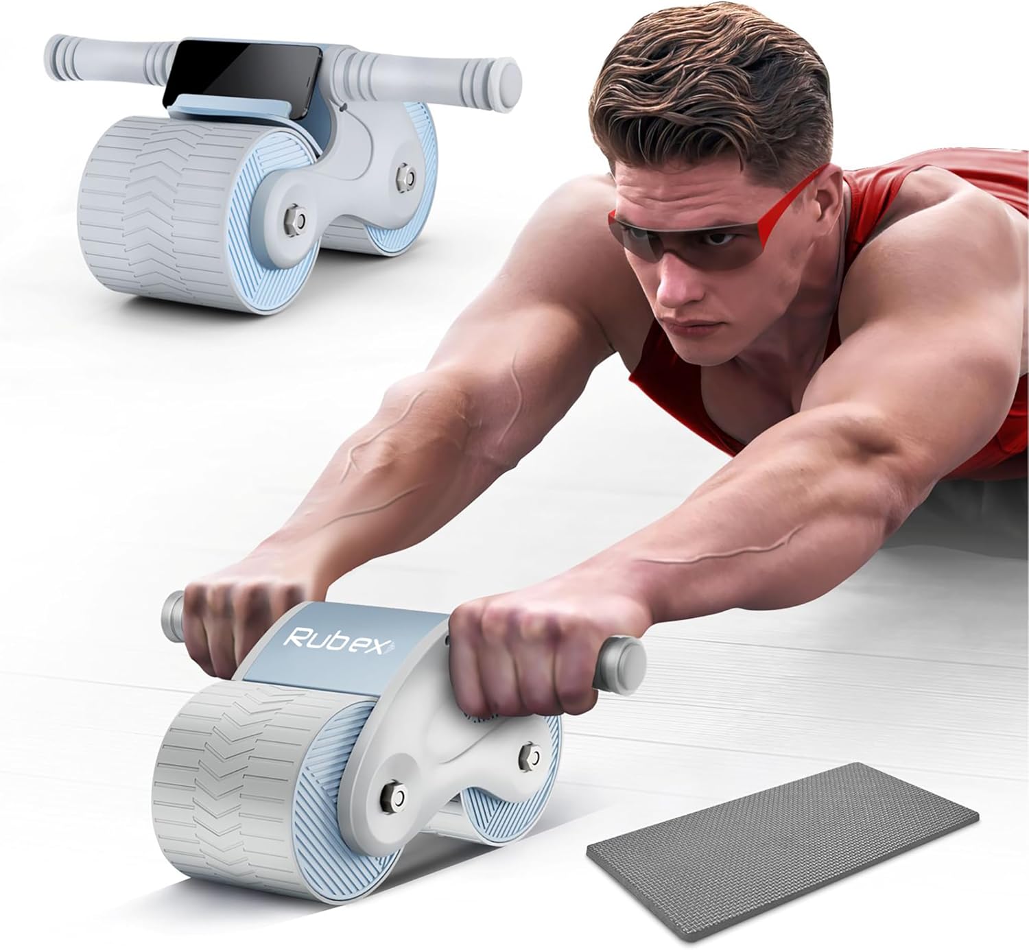 Ab Roller Wheel Ab Workout Equipment Ab Exercise Equipment Workout Equipment Home Gym Equipment Ab Machine for Men Women for Abdominal & Core