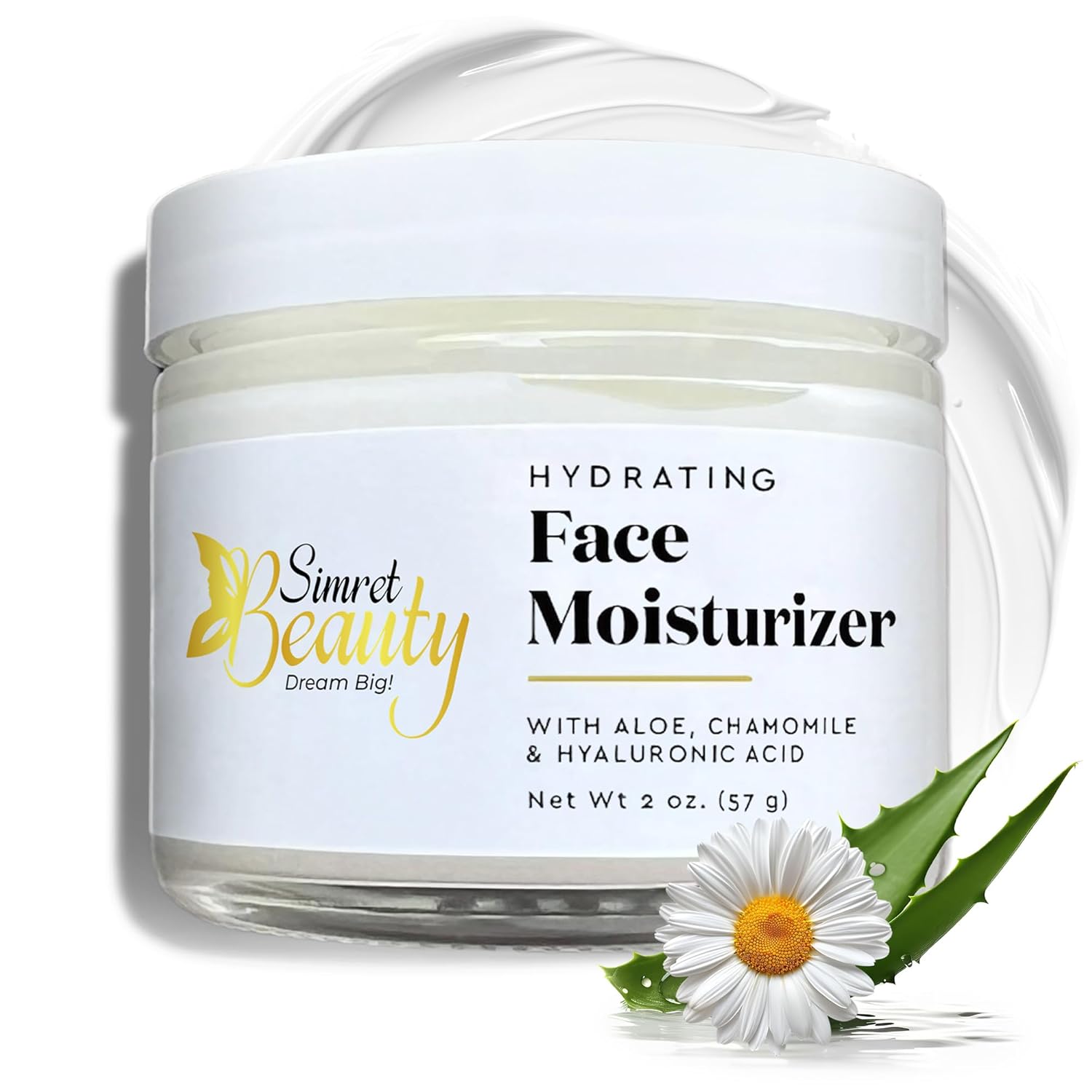 Hidratante facial hidratante diario, crema de día y noche con ácido hialurónico, vitamina E y C, humectante facial hidratante para hombres y