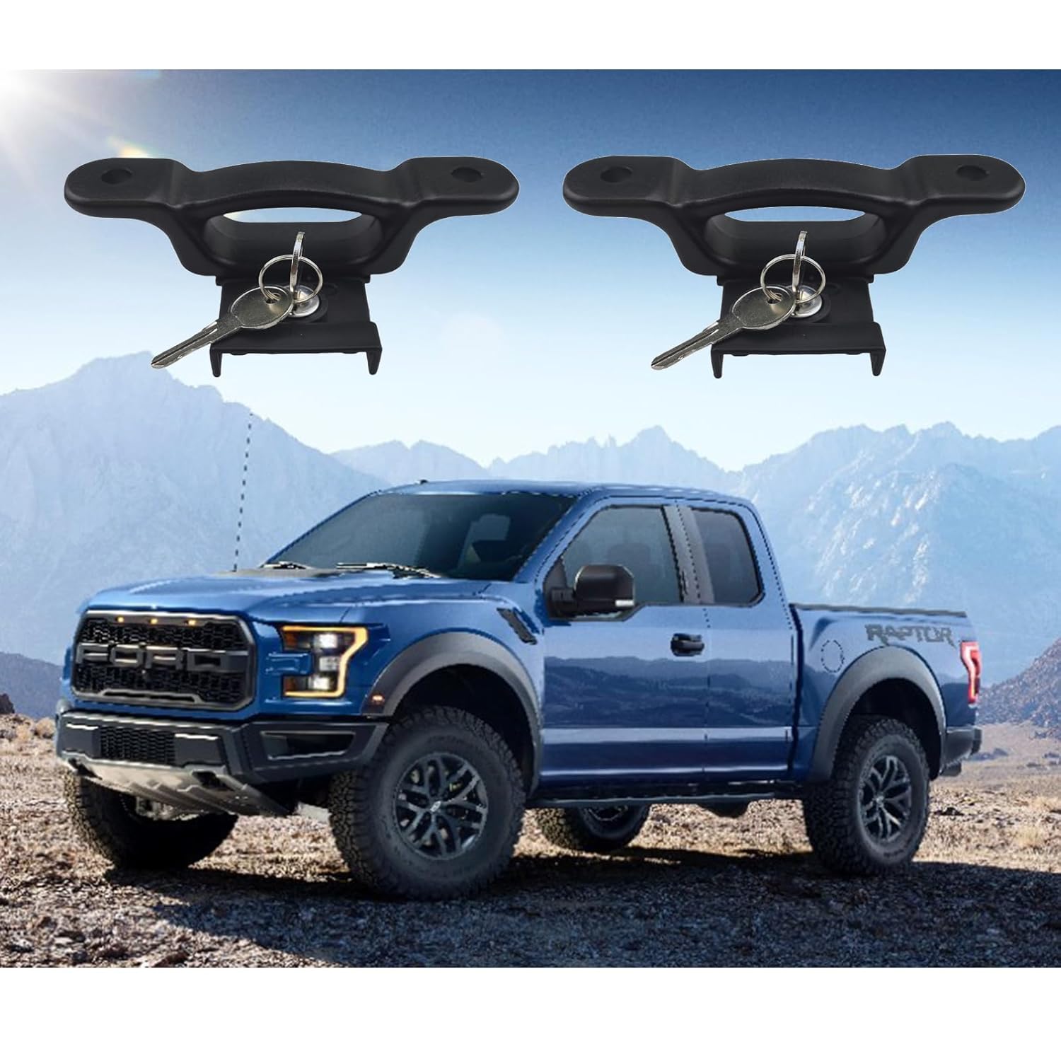 Juego de 4 piezas de anclaje de cama y uñas antideslizantes Boxlink para Ford Trucks 2015, 2016, 2017, 2018, 2019, 2020, 2022, F150, F250, F350,
