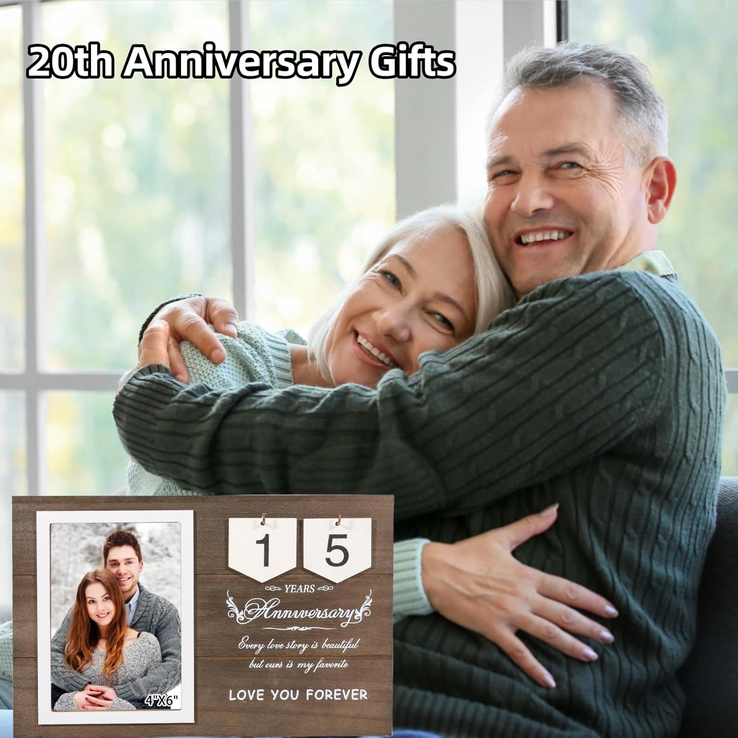 Marcos de fotos de aniversario para parejas, marcos de boda personalizados, regalos de despedida de soltera para parejas, regalo de compromiso para