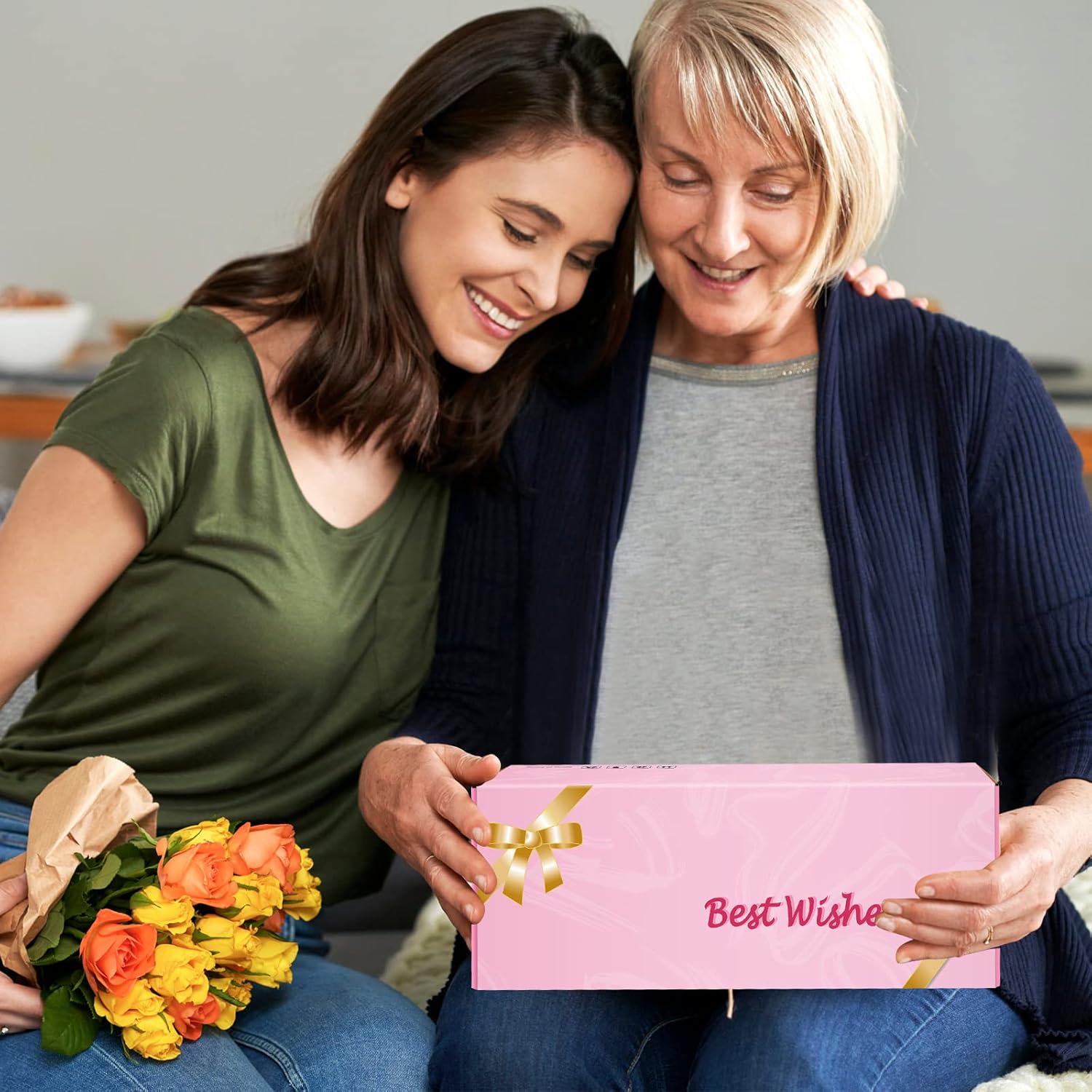 DEMACIYA Regalos de cumpleaños para abuela, macetas para suculentas y creativas para Navidad, regalo creativo para Gigi, el juego de macetas llega