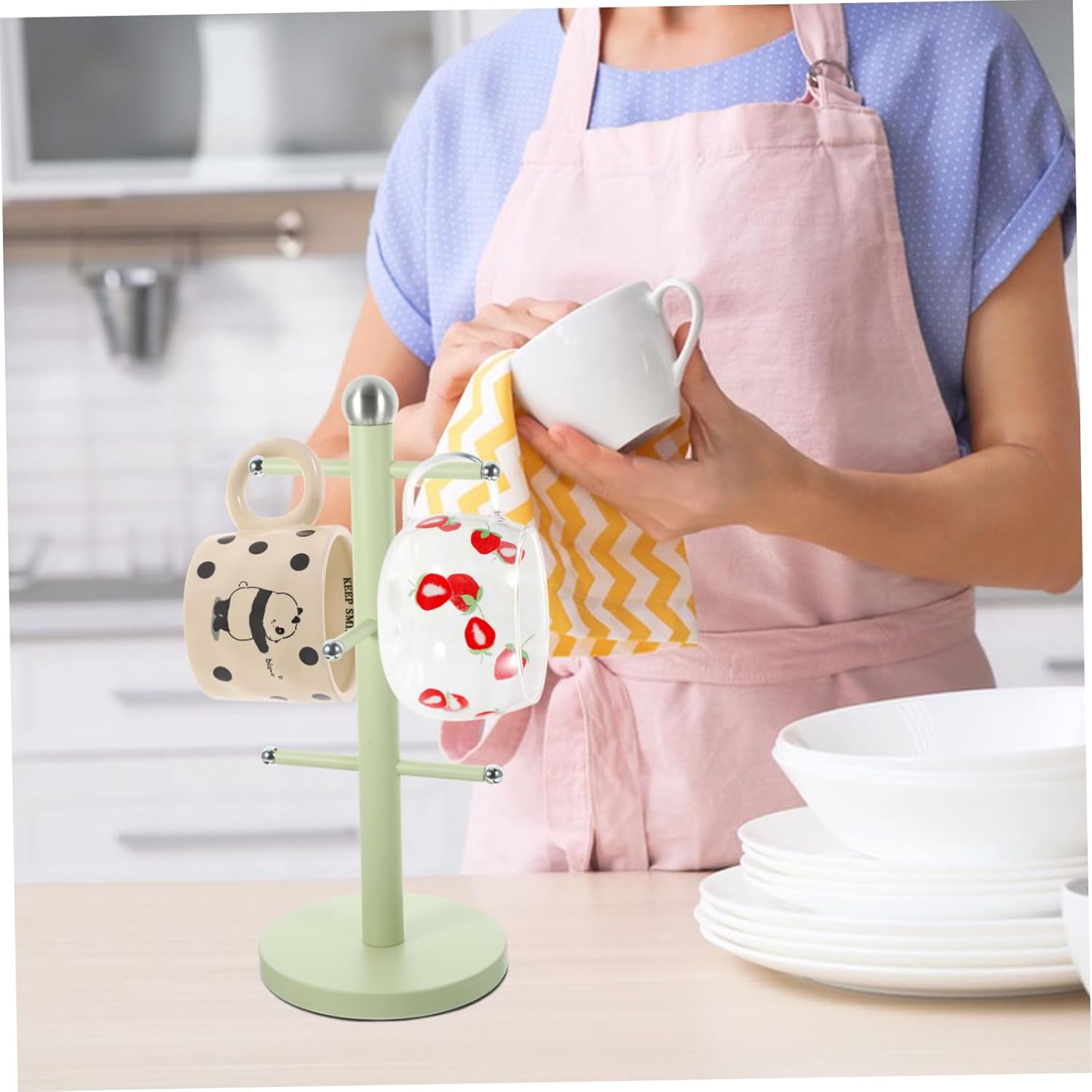 Didiseaon Soporte para tazas de café, tazas de árbol, estante para tazas, soporte para tazas de té, organizador de árboles, soporte para taza de