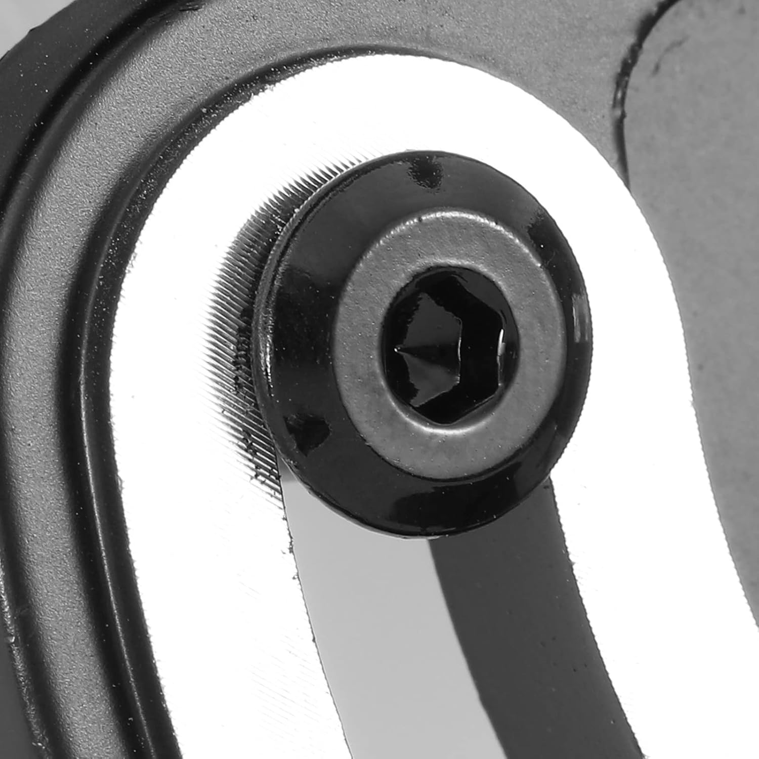 10 tornillos hexagonales de cabeza plana M6 x 2.559 in, acero inoxidable 304 18-8, parcialmente roscados, óxido negro (con llave hexagonal)