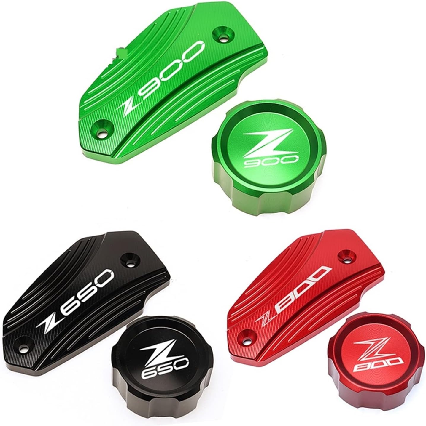 KemtAt – Cubierta de cilindro compatible con Kawasaki Z900 Z650 Z800 Z 900 800 650 2013-2022 para motocicleta CNC trasera y delantera (color Z800