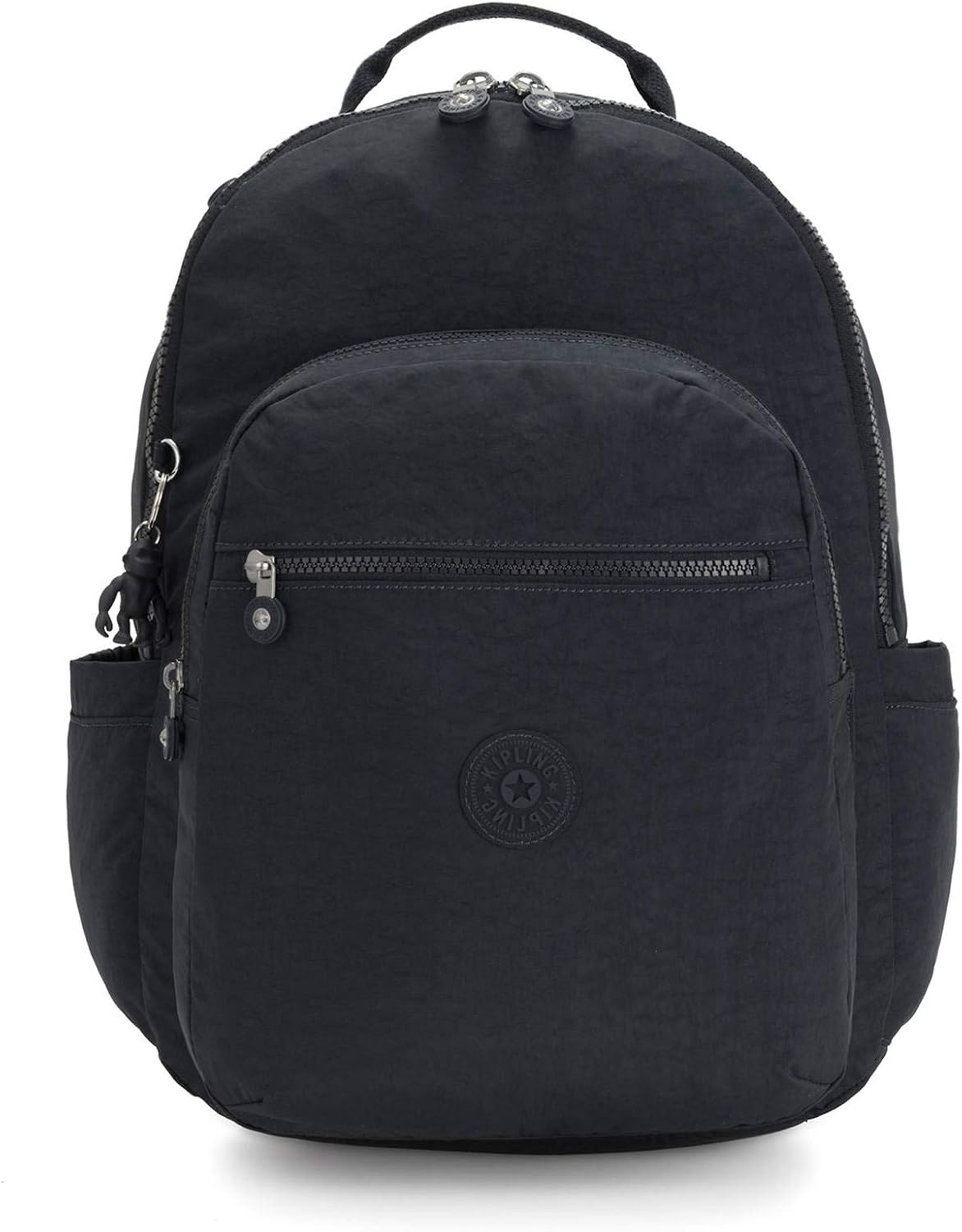 Kipling Mochila para laptop Seúl L sólida para mujer, BLUE BLEU 2, L, Seoul – Mochila para laptop de 15 pulgadas, duradera, espaciosa con correas