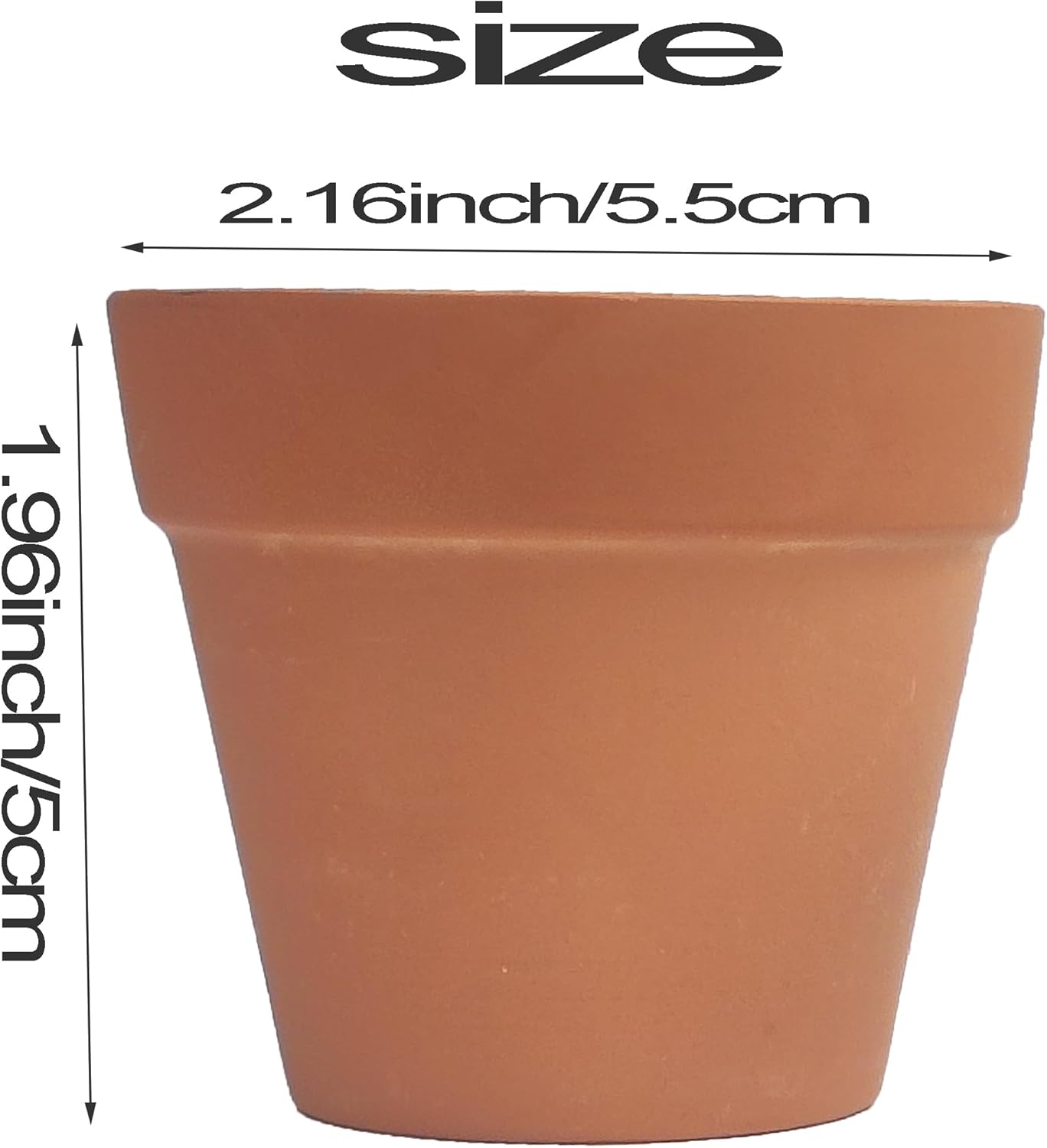 16 unids2.16 pulgadas Clampooing Pot rojo Claundllar Pot Mini Pot, utilizado para mini o jugosa plantación de plantas macetas de cerámicaDIY Color