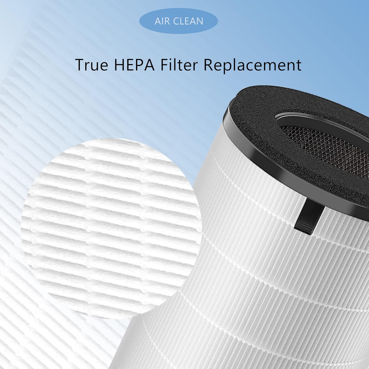 AP-T45 AP-T40FL Filtro de repuesto HEPA compatible con 1461901 Homedics Total Clean 5 en 1 purificador de aire, AP-T40 AP-T45WT AP-T40WT AP-T45-BK