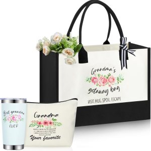3 piezas de regalos para abuela, regalos de cumpleaños para abuela, regalos de Navidad para la mejor abuela del mundo, taza aislada de 20 onzas con 3 piezas de regalos para abuela, regalos de cumpleaños para abuela, regalos de Navidad para la mejor abuela del mundo, taza aislada de 20 onzas con