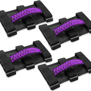4 asas de agarre para Jeep Wrangler YJ TJ JK JKU JL JLU Sports Sahara Freedom Rubicon Unlimited X Gladiator JT 1955-2022 UTV ATV Paracord accesorios 4 asas de agarre para Jeep Wrangler YJ TJ JK JKU JL JLU Sports Sahara Freedom Rubicon Unlimited X Gladiator JT 1955-2022 UTV ATV Paracord accesorios