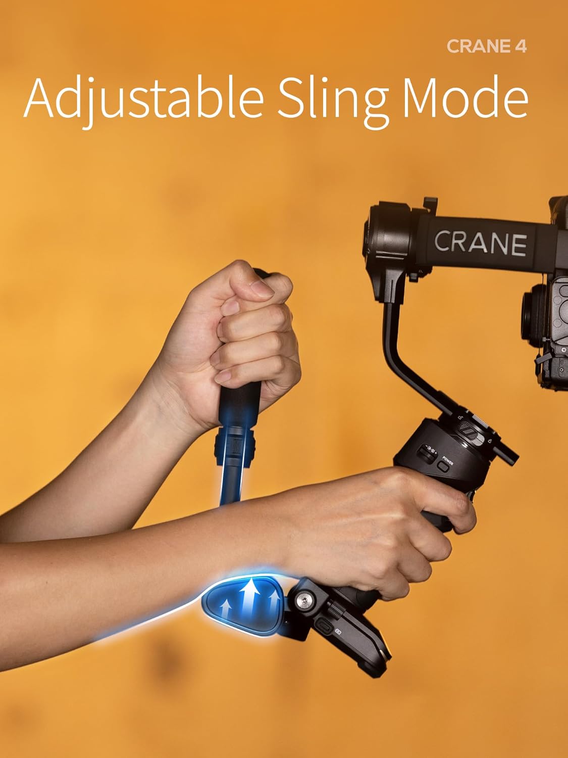 ZHIYUN Grúa 4 con control manual, estabilizador cardán de 3 ejes para cámaras réflex digitales y sin espejo, Nikon Sony Panasonic Canon Fujifilm