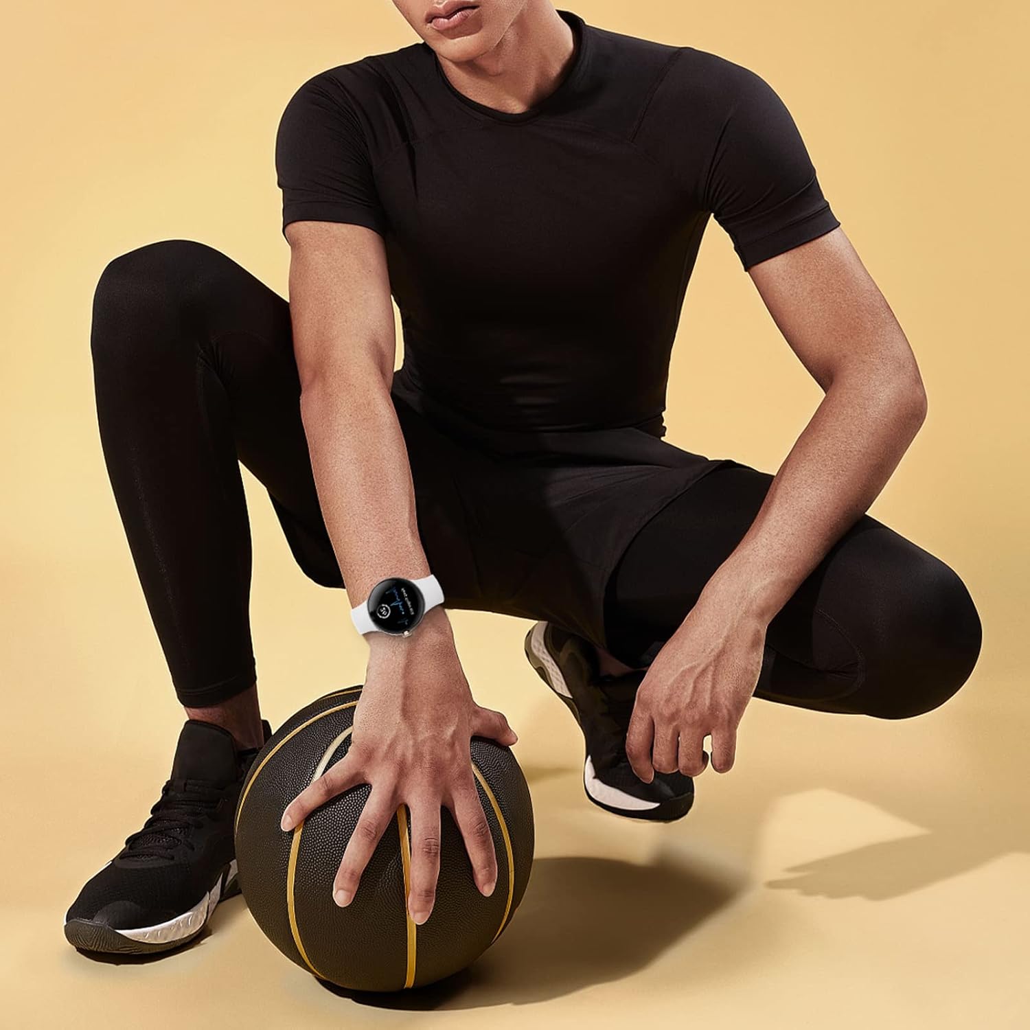 Correa compatible con Google Pixel Watch de silicona suave, correa de repuesto para reloj inteligente Google Pixel Watch 21, accesorios