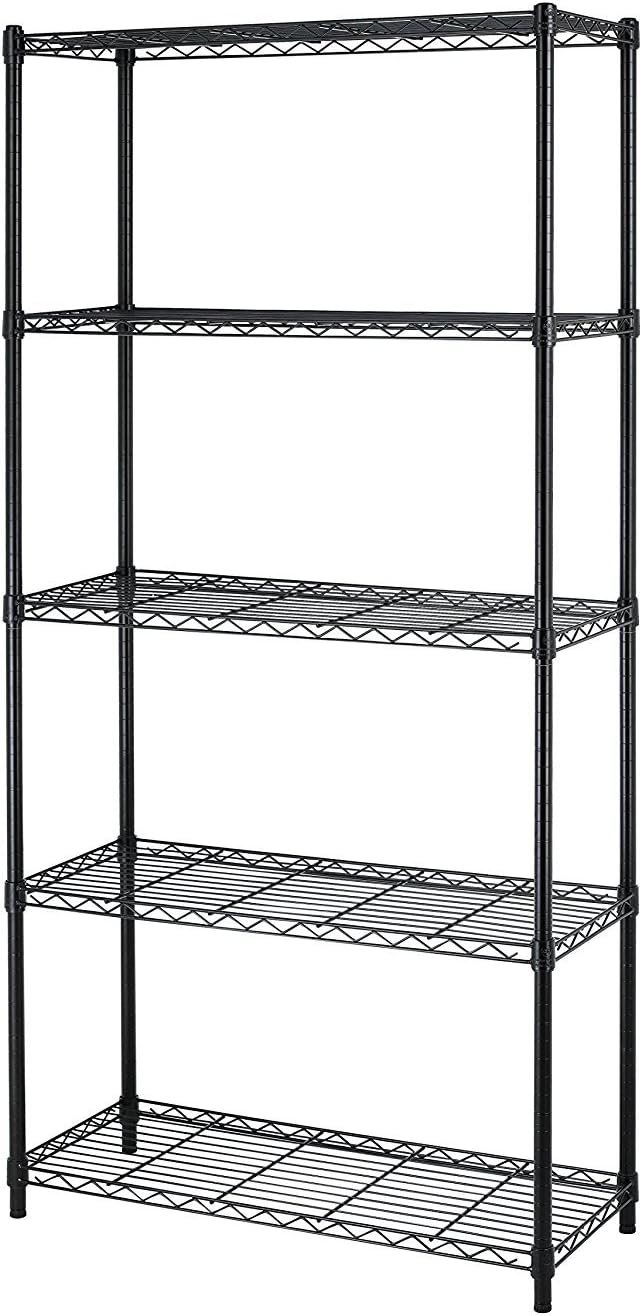 PayLessHere sistema de 5 estantes ajustables de acero, ideal para almacenamiento en cochera