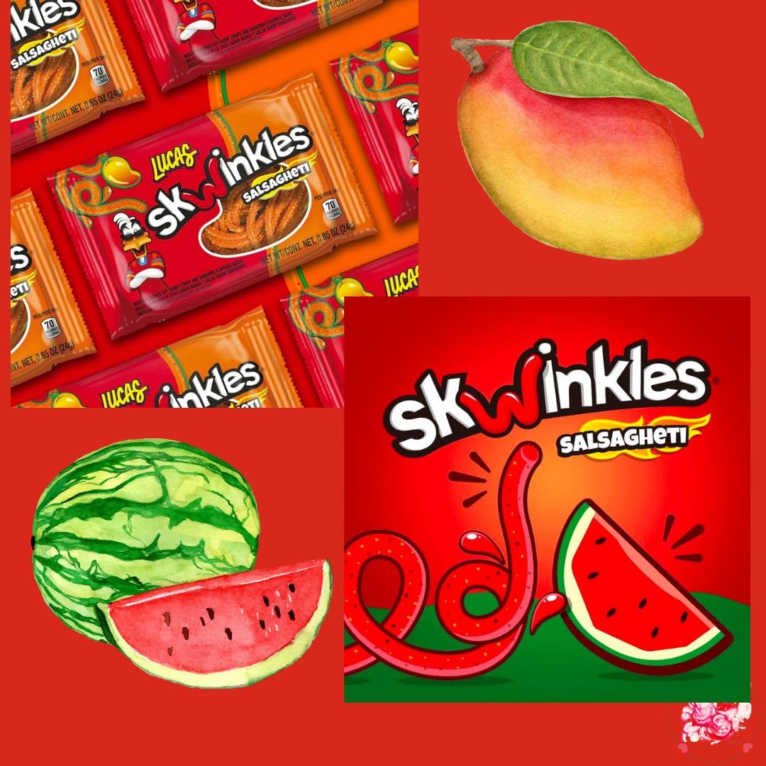 Ultimate TikTok Trend 11 Piece Chamoy Pickle Kit – Includes Alamo Big Tex Chamoy Pickle, Lucas Salsaghetti (Sandia)Watermelon & Mango, Baby Polvos