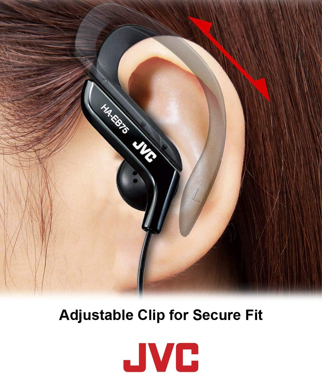 Clip Style – Auriculares color azul, ligero y cómodo, clip para las orejas, a prueba de salpicaduras, resistente al agua, potente sonido con