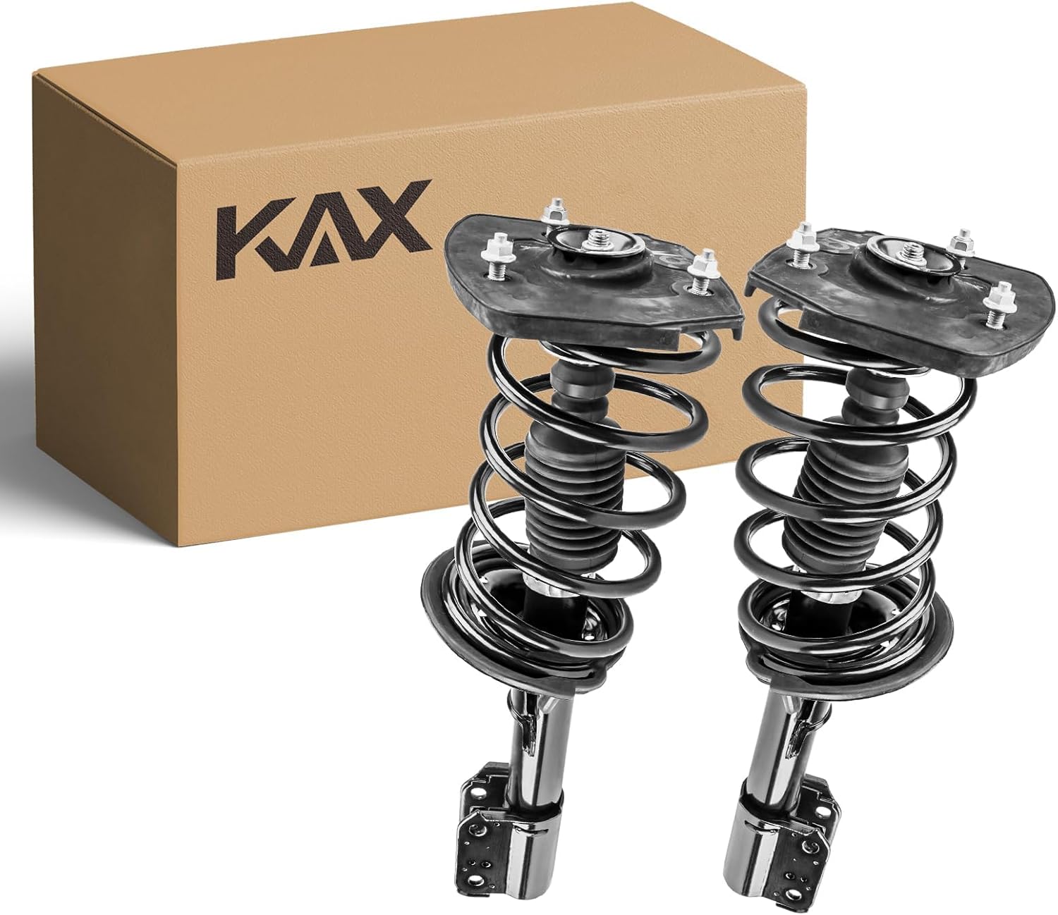 KAX Conjunto completo de resorte helicoidal y puntal trasero para Impala 2004-20052008-2013, Grand Prix 2004-2007, Impala Limited 372471L 372471R