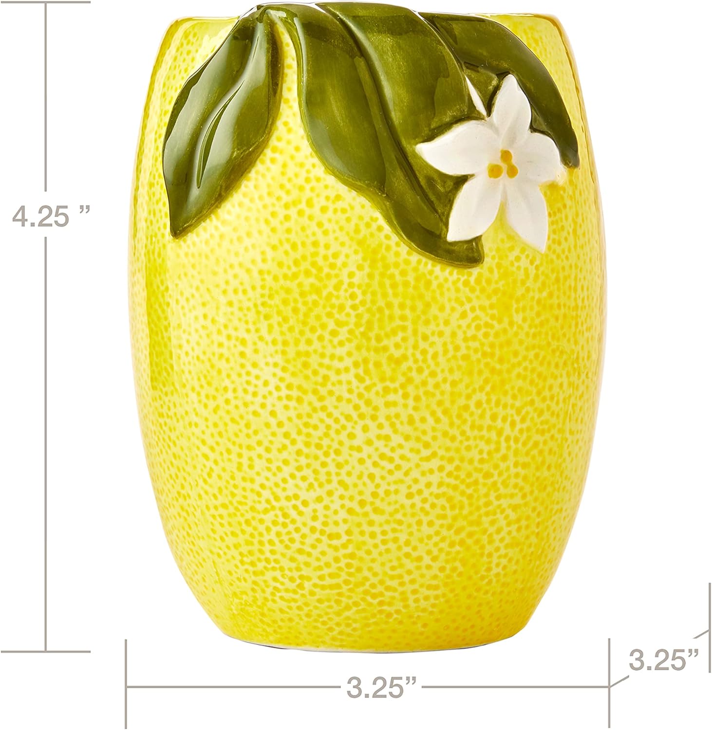 Vern Yip by SKL Home Citrus Grove – Vaso, color amarillo