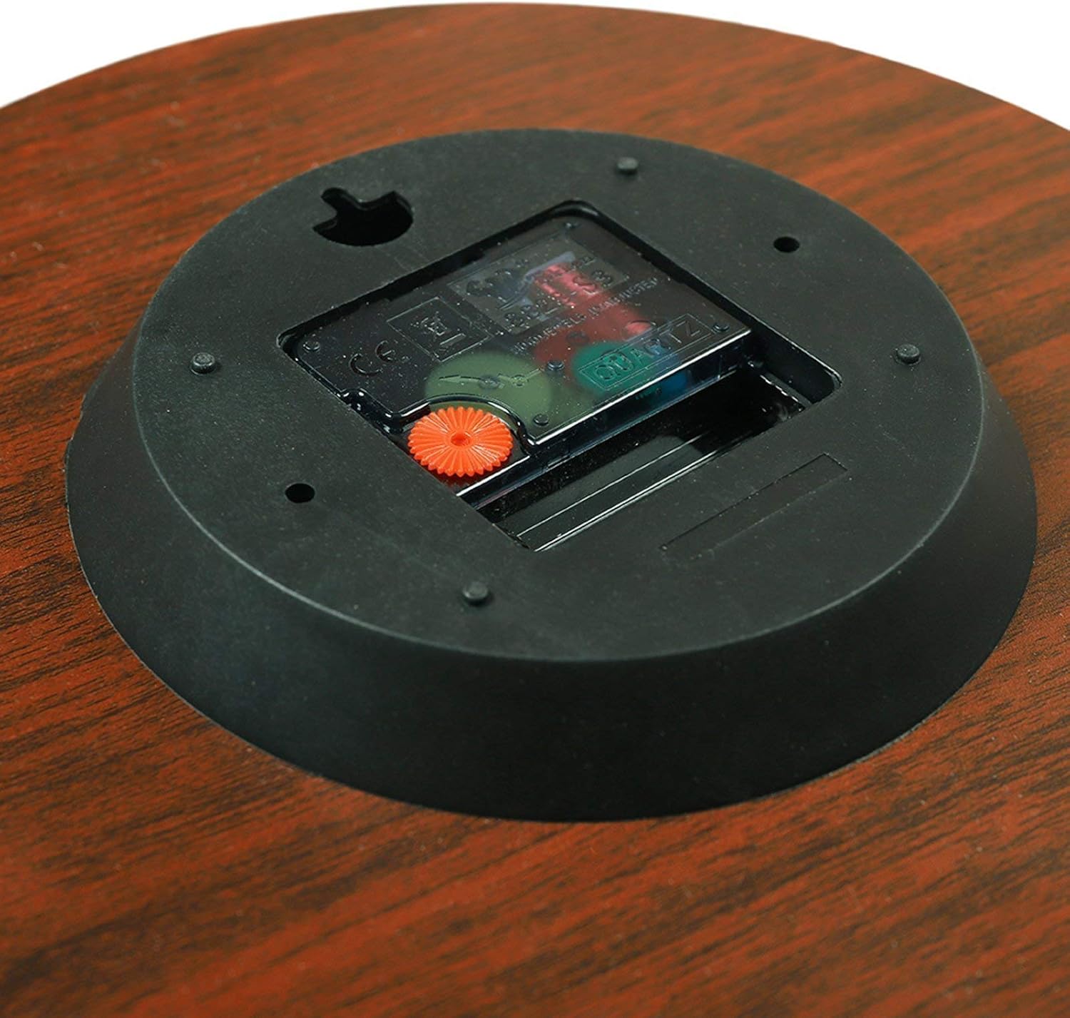 Excmoky Who Cares I’m Retired – Reloj de pared de madera rústica, reloj de pared moderno sin números, diseño moderno, reloj digital sin tictac para
