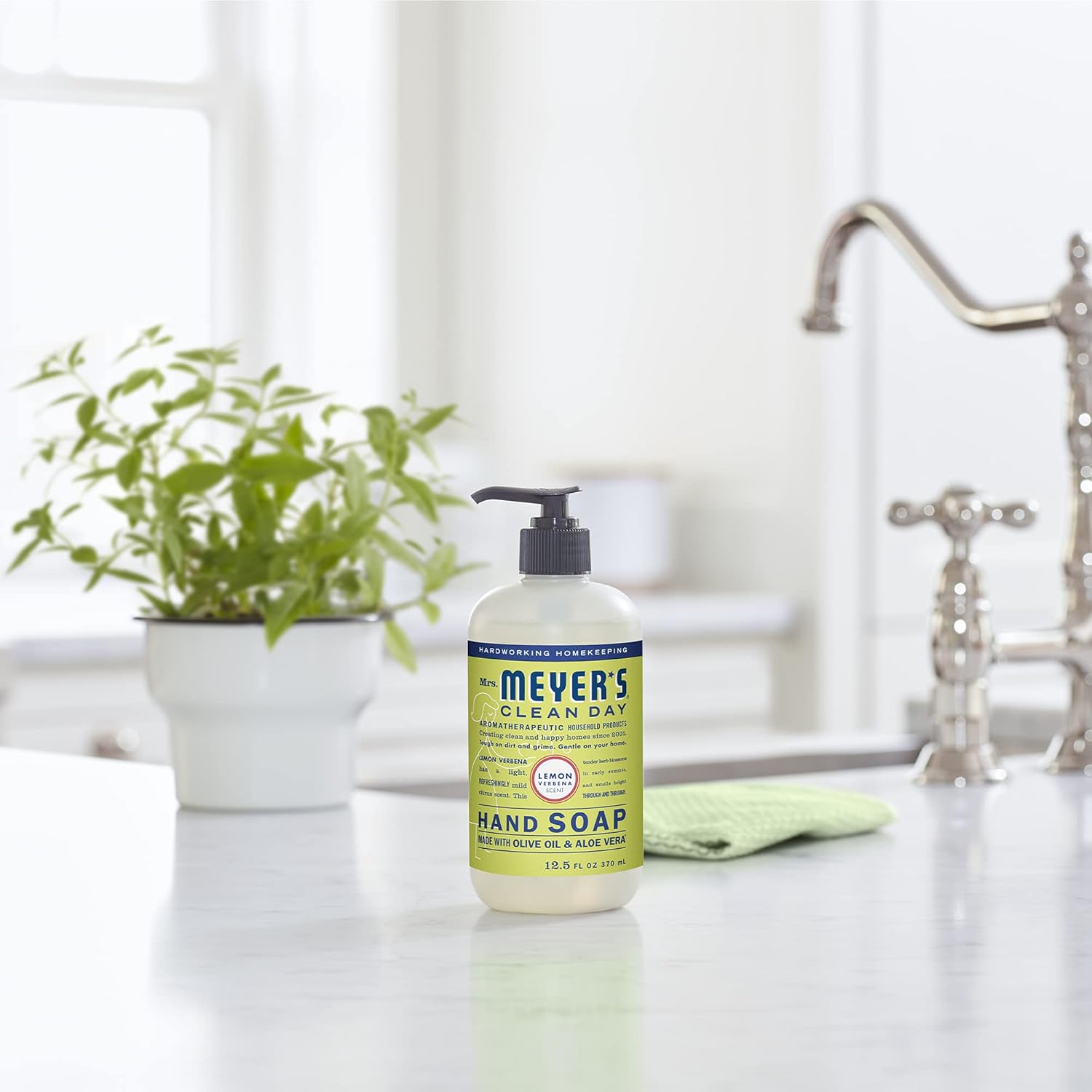 Mrs. Meyer’s Clean Day Jabón líquido para manos, hierba luisa, 12.5 fl oz.