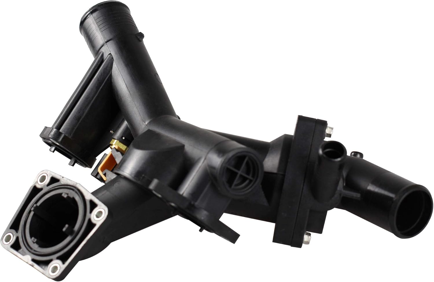 MYSMOT LR005631 Termostato de refrigerante de motor y carcasa con sensor para Land Rover LR3 2005-2009 Range Rover Sport 2006-2009 V8 4.4L,