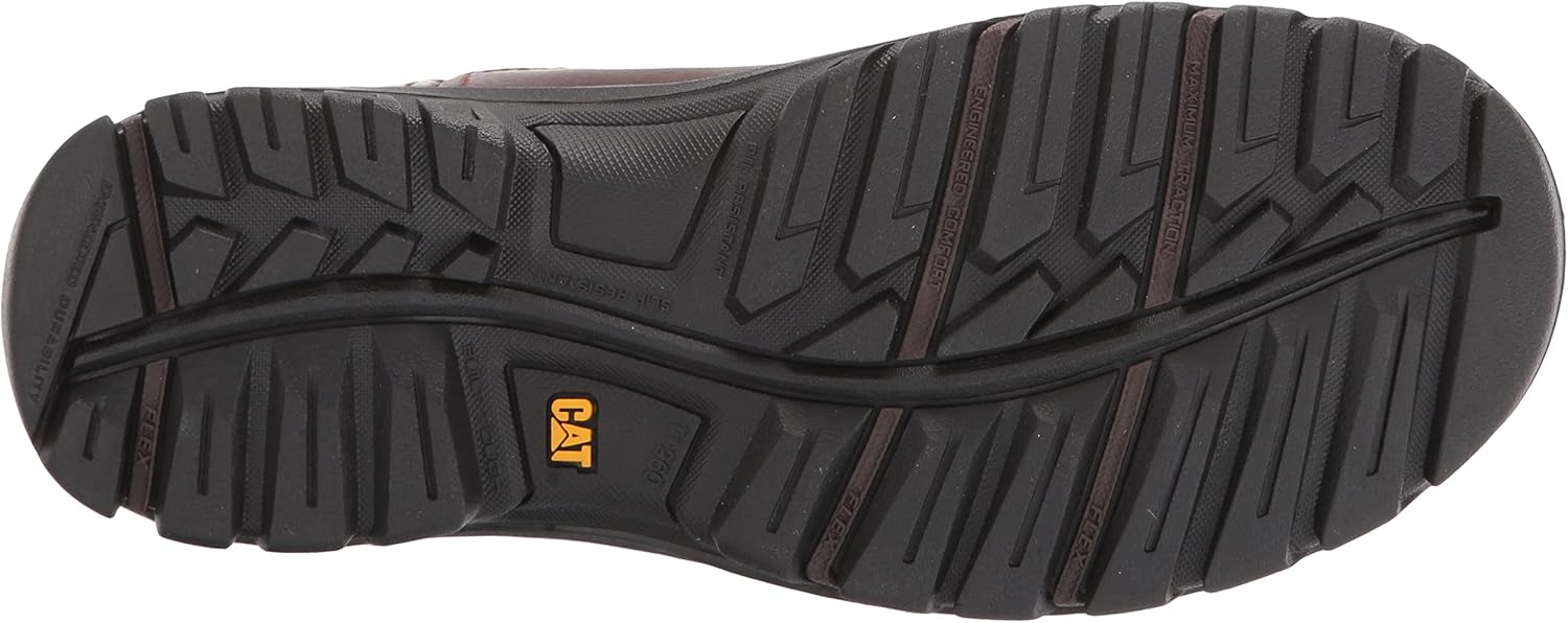 Caterpillar – Botas de trabajo para hombre con punta de acero