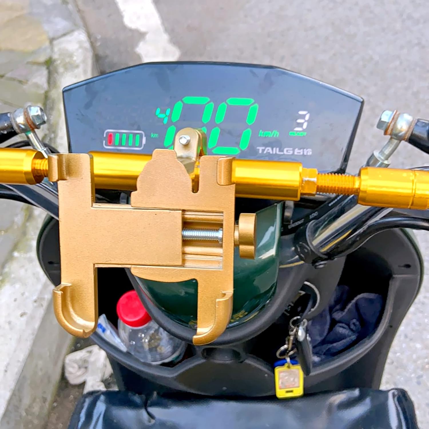 Barra de equilibrio de motocicleta, soporte universal de mango de motocicleta de 0.866 in, aleación de aluminio, barra de manillar de motocicleta,