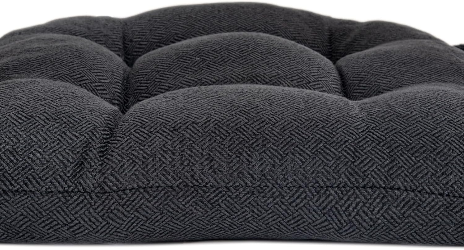 POMIU Cojines para sillas de exterior para muebles de patio y jardín, juego de almohadillas para sillas de primera calidad, cómodo relleno de fibra