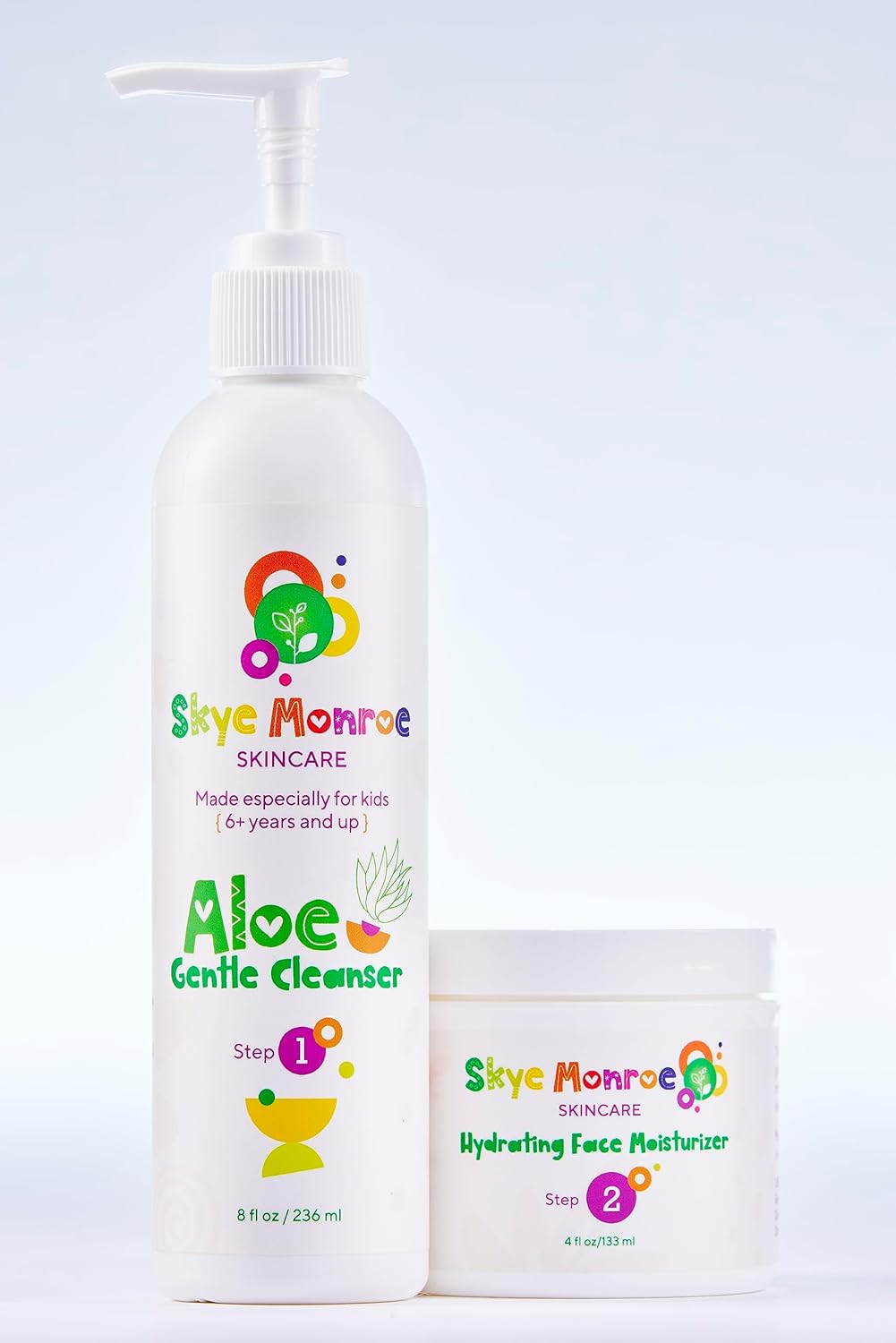 Paquete de cuidado de la piel  Limpiador suave de aloe  Hidratante facial hidratante  Esponja limpiadora  Juego de bolsas de viaje  Nutritivo
