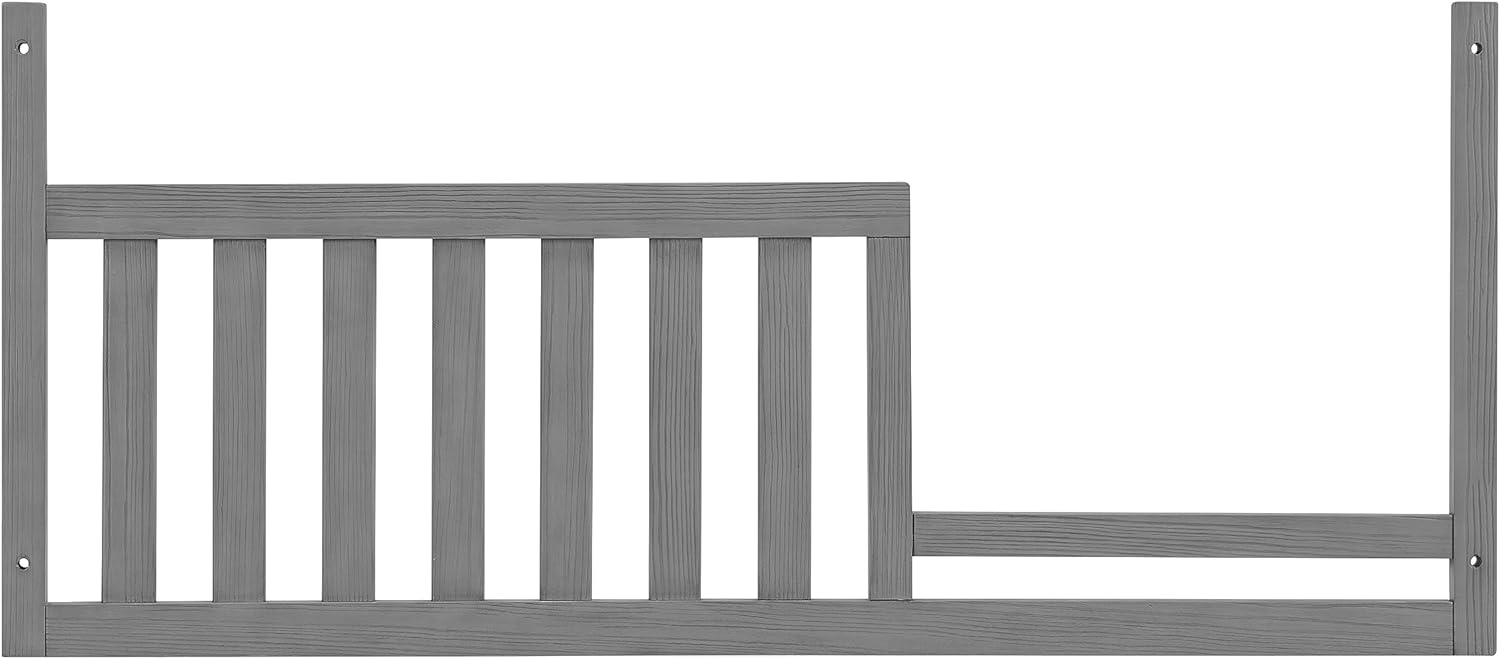 Oxford Baby Weston – Kit de conversión de riel de protección de cuna a cama infantil, gris oscuro, certificado Green Guard Gold