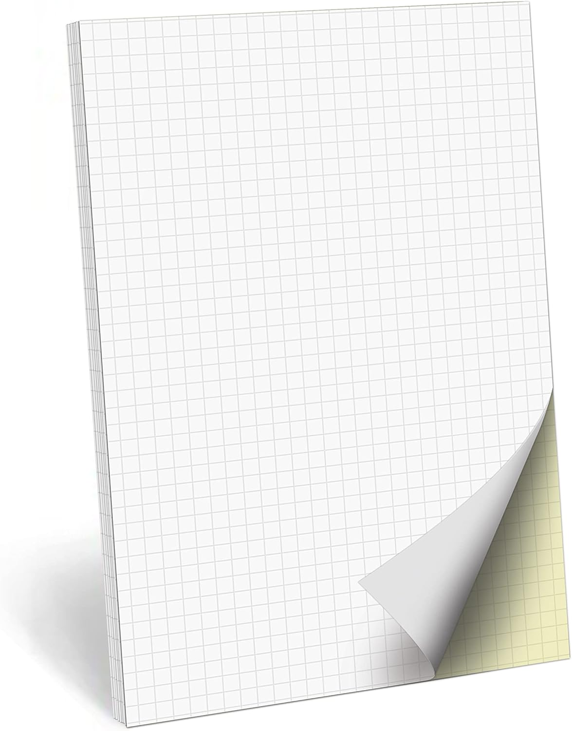 321Done Bloc de notas de papel cuadriculado autocopiativo de 2 partes, bloc de notas de planificación de cuadrícula de 0.20 pulgadas, 5.5 x 8.5,