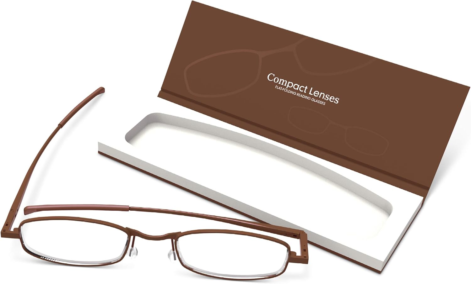 Lentes Compactas Plegables Planas Lectura Espresso +1.5