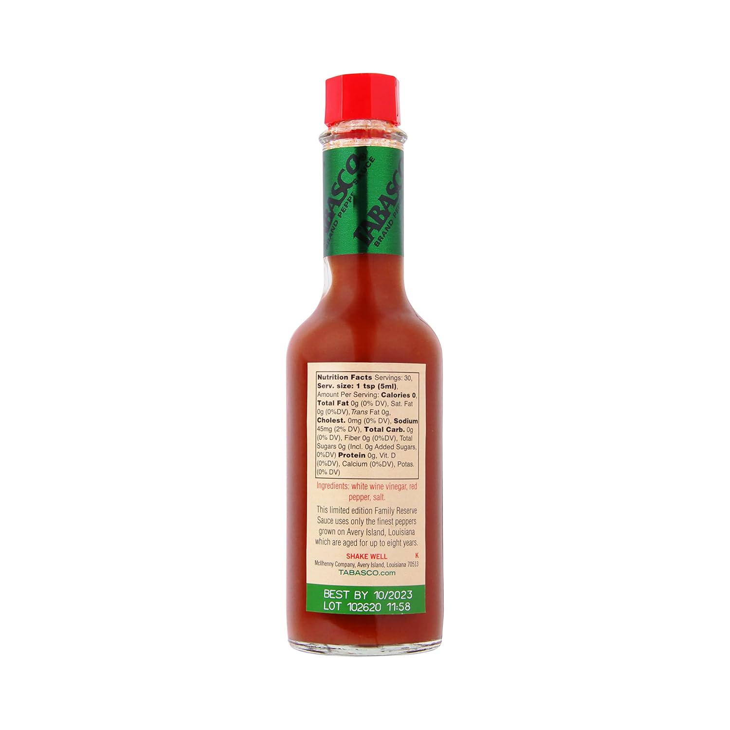 TABASCO Salsa de pimienta Family Reserve 5OZ salsa picante
