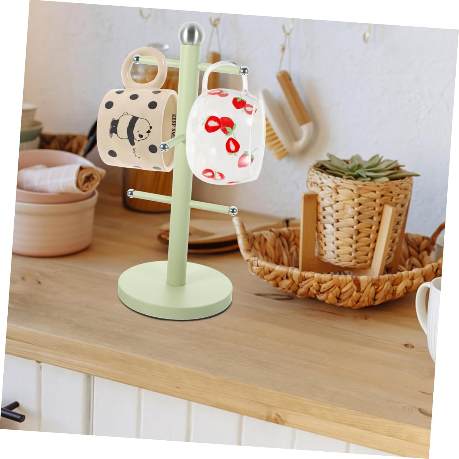Didiseaon Soporte para tazas de café, tazas de árbol, estante para tazas, soporte para tazas de té, organizador de árboles, soporte para taza de