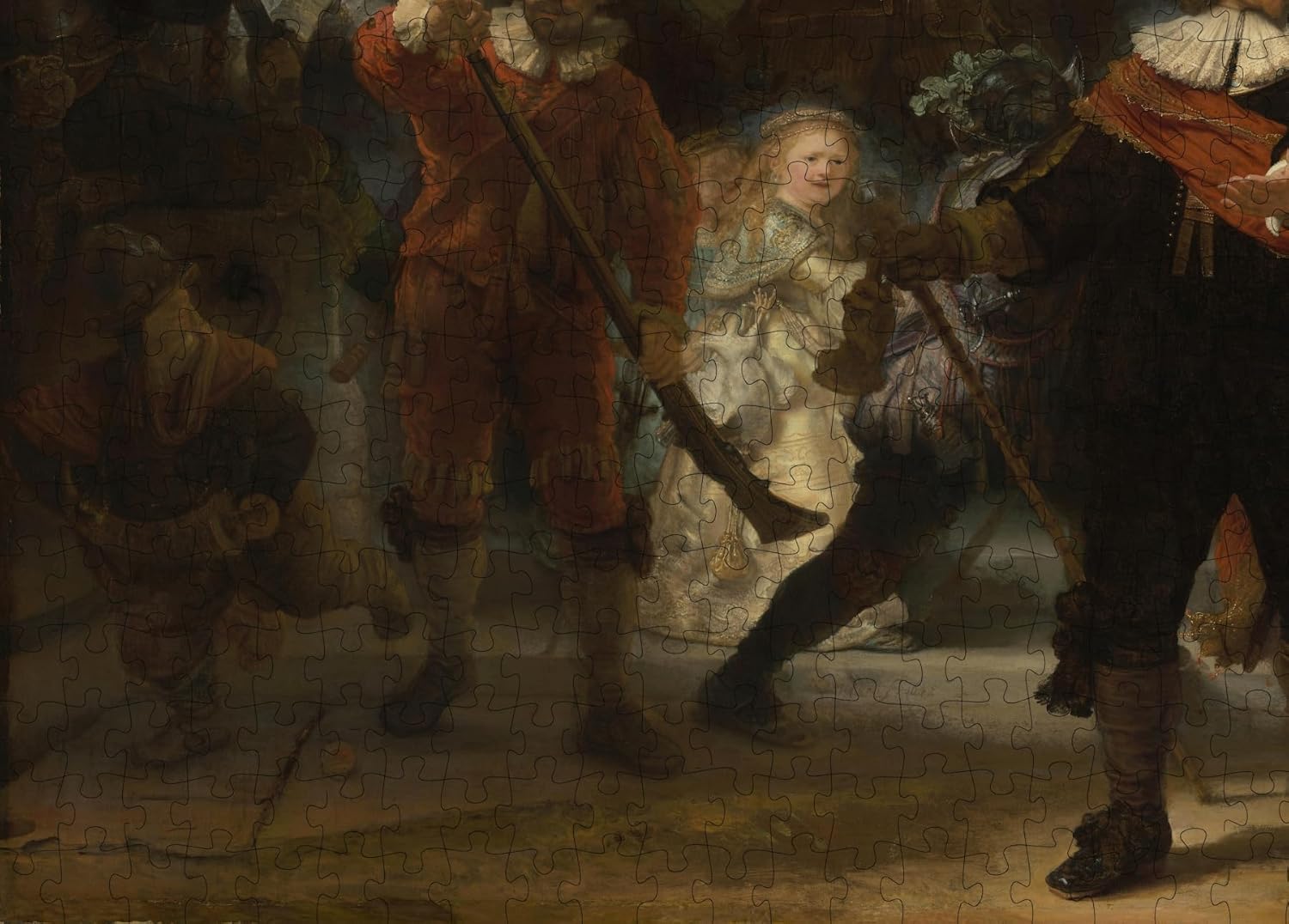 Rompecabezas para adultos de 1000 piezas  La vigilancia nocturna  Rembrandt Van Rijn