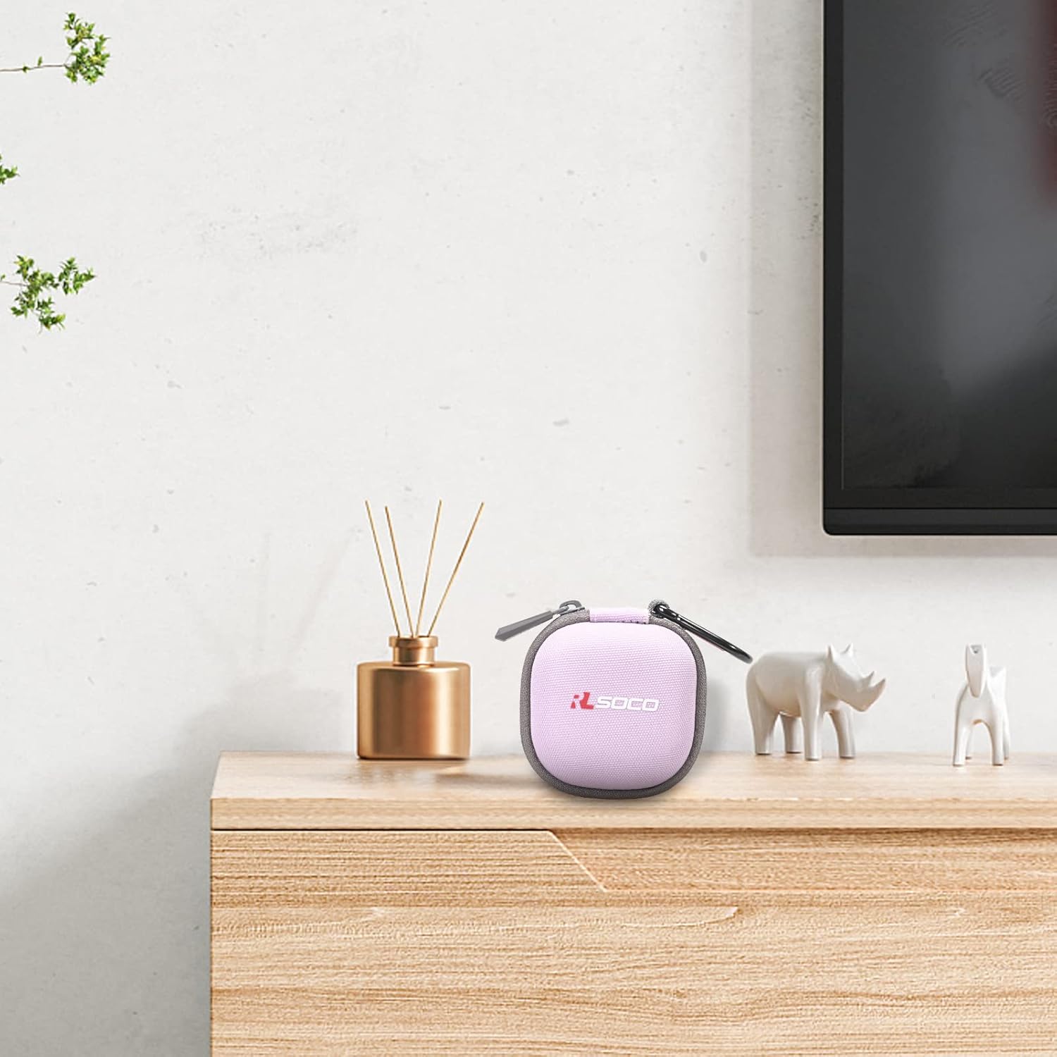 RLSOCO Funda para auriculares inalámbricos con cancelación de ruido Beats Fit ProFit Pro x Kim True (morado)