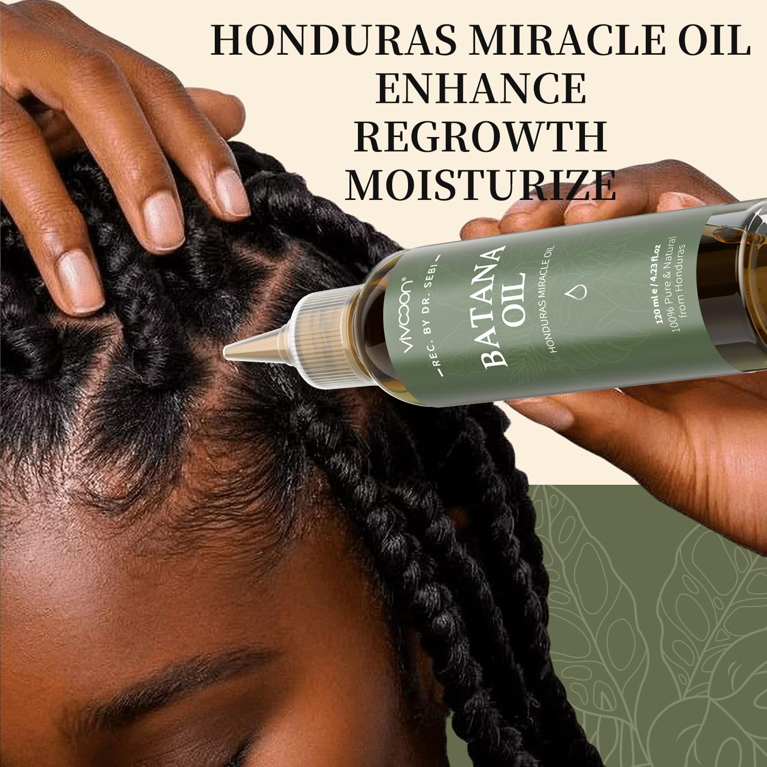 El aceite de batana mejora el brillo del cabello y la piel con 100% puro y natural de Honduras, promueve el bienestar del cabello para hombres y