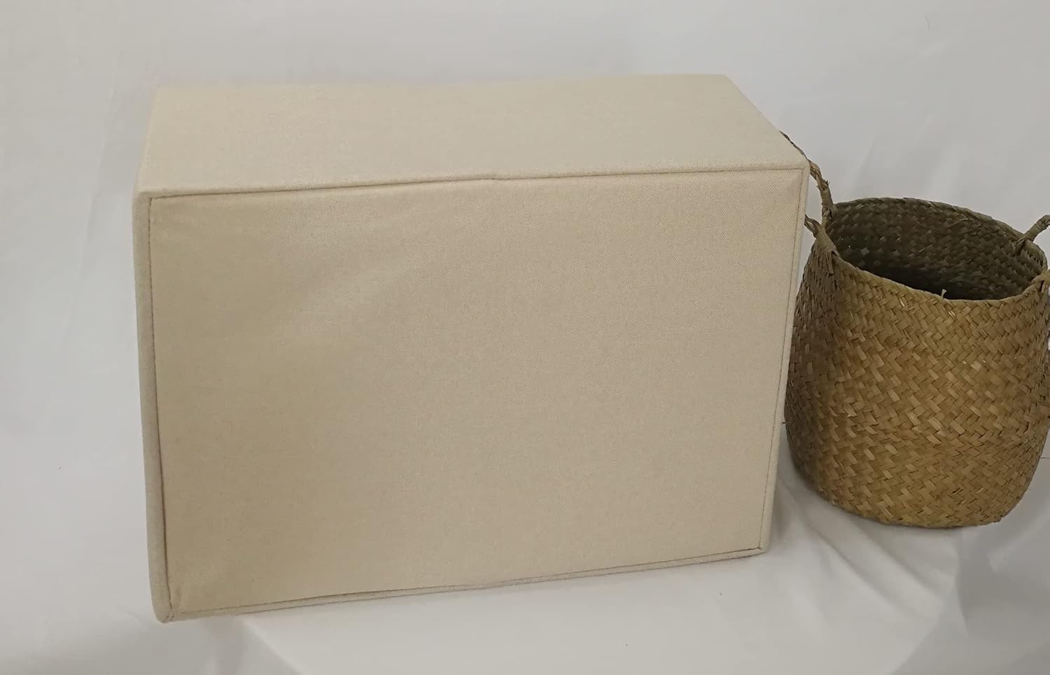Contenedores de almacenamiento para estantes, cestas rectangulares de armario, caja plegable con asas, cajas de almacenamiento grises para el hogar,