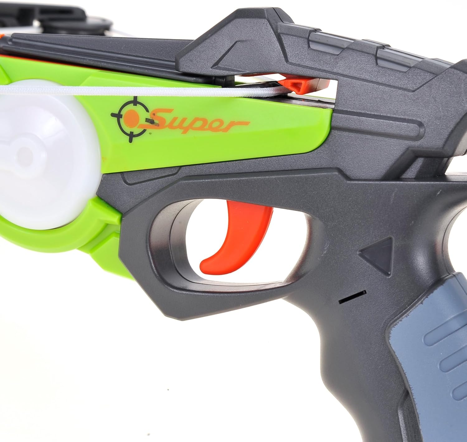 PowerTRC Juego de ballesta de juguete con luz LED para niños  Juego de tiro con arco con ventosa y flechas y objetivo  Divertido juego para