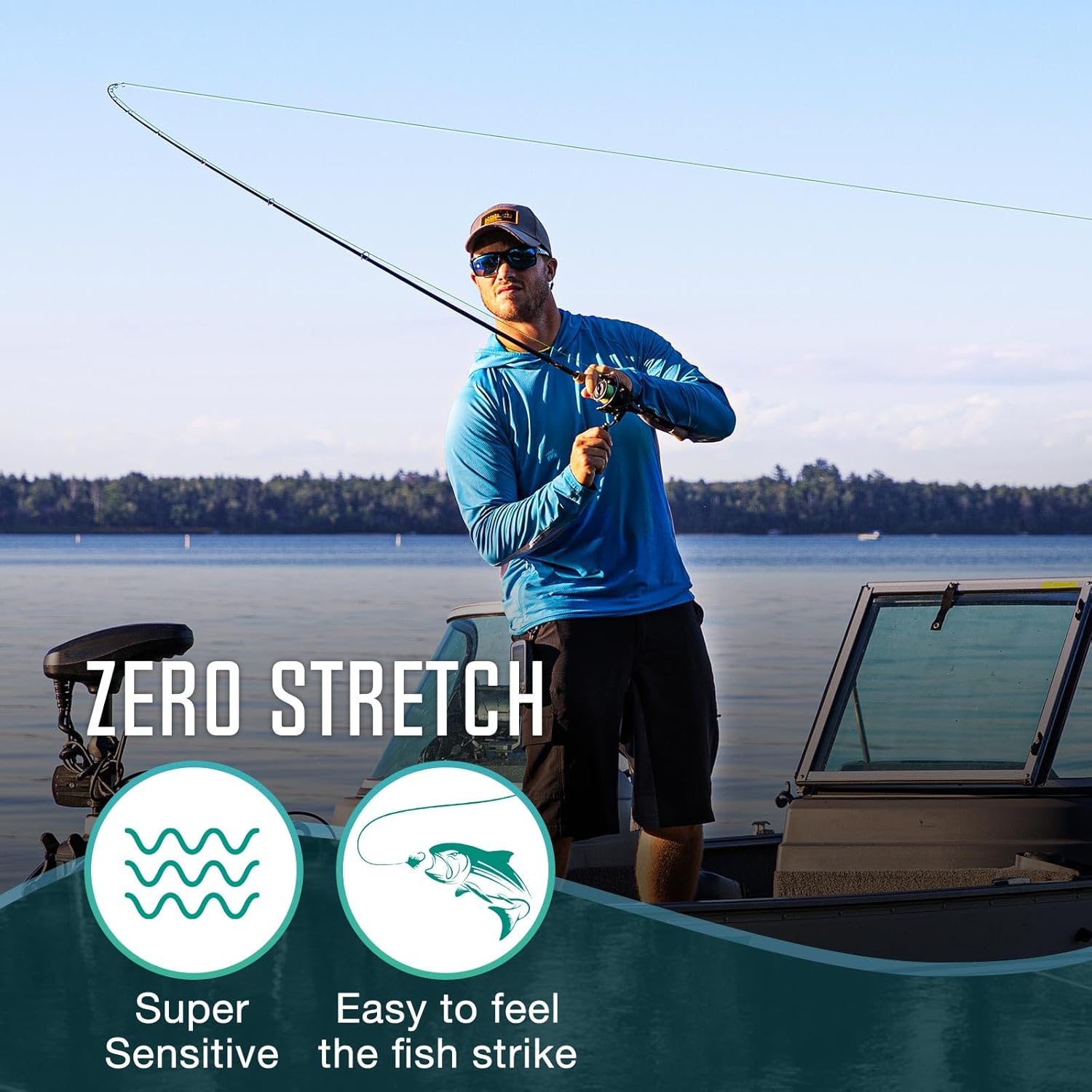 Piscifun Onyx línea de pesca trenzada de 6 libras a 150 libras súper-línea resistente a la abrasión, línea trenzada súper fuerte de alto