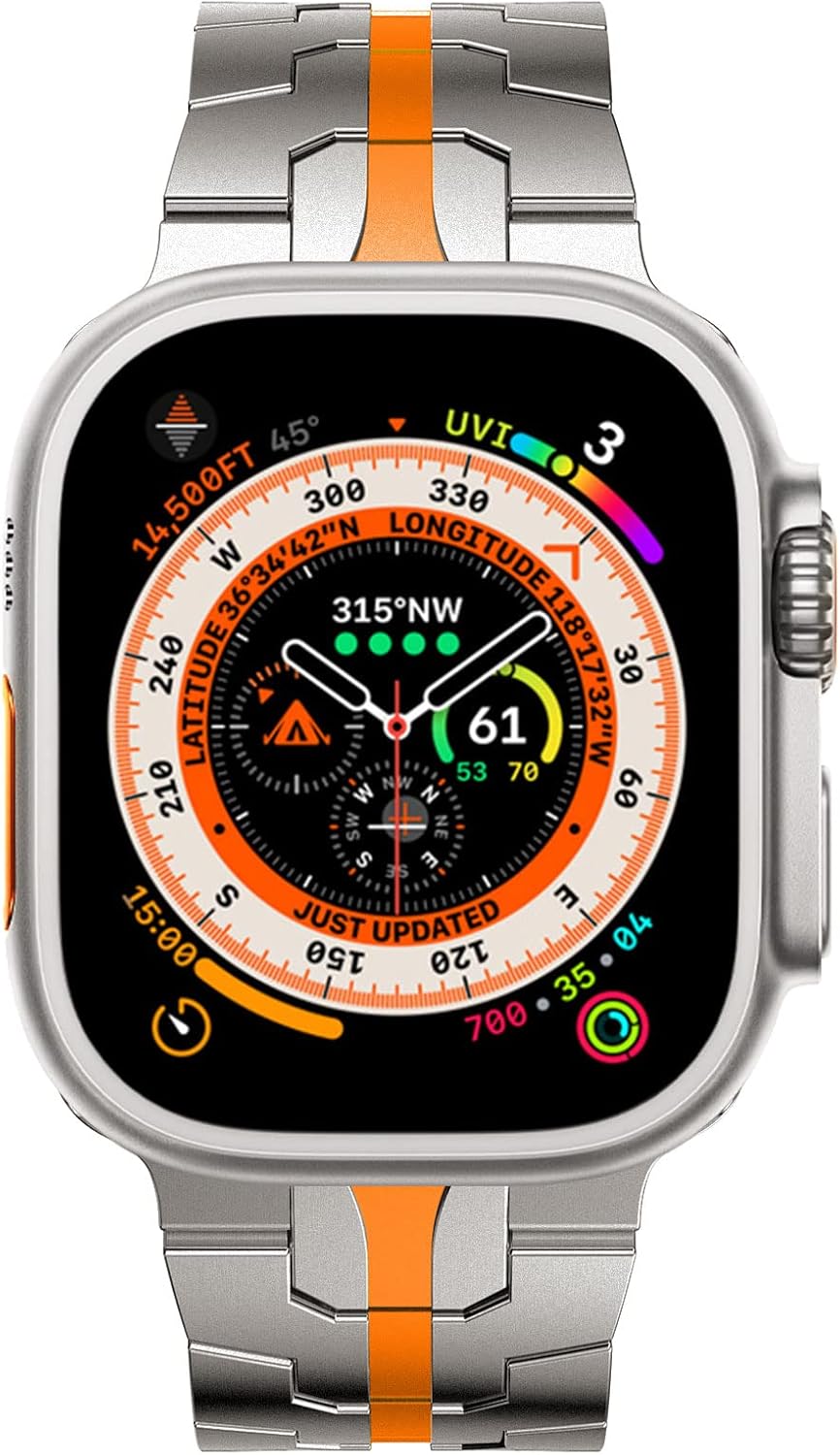NewWays Stainless Steel Band Compatible with Apple Watch Band