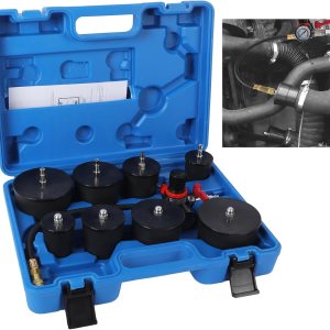 Kit de probador de fugas de presión de aire turbocompresor, probador de fugas de presión de aire, probador de fugas Turbo Boost con 4 pares de Kit de probador de fugas de presión de aire turbocompresor, probador de fugas de presión de aire, probador de fugas Turbo Boost con 4 pares de