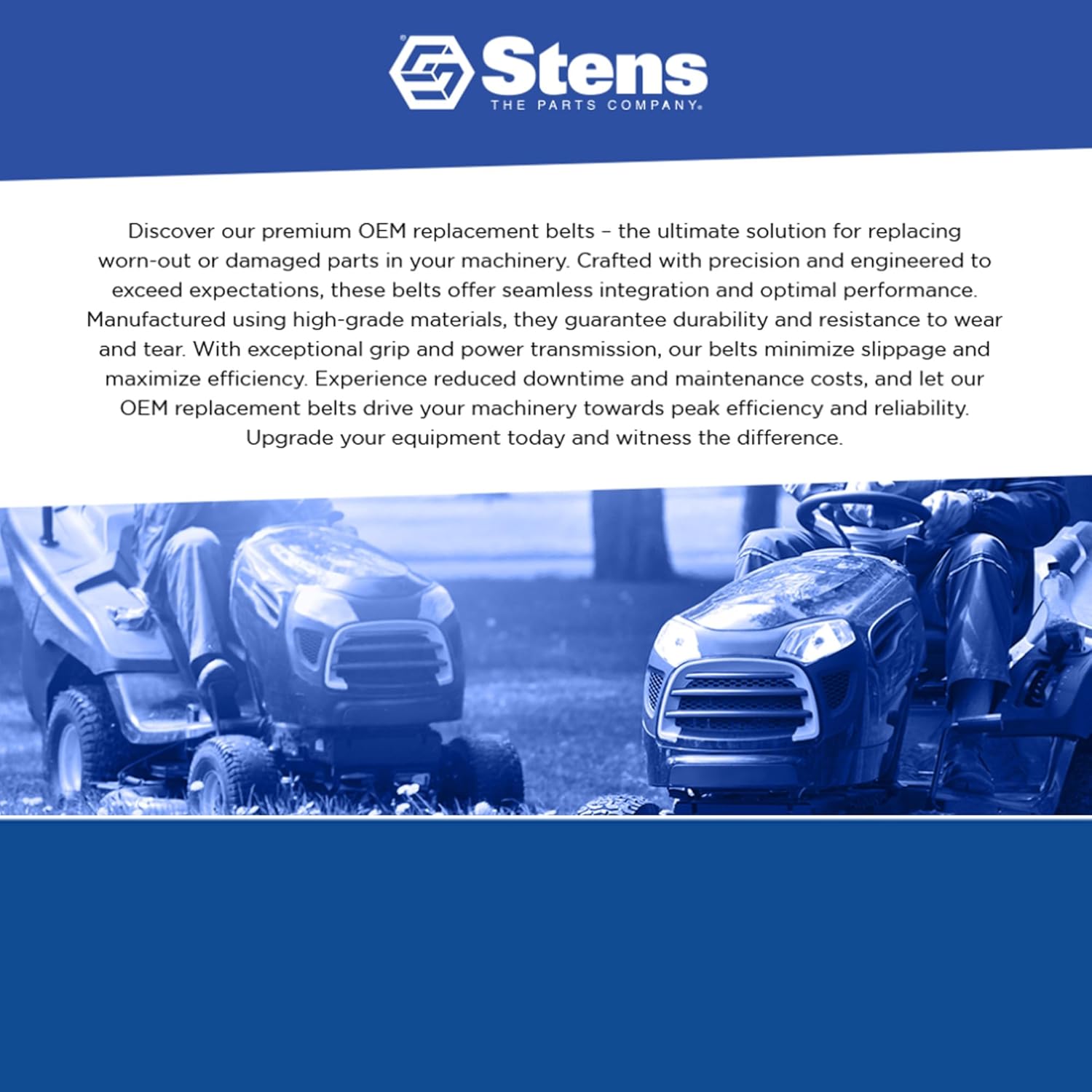 Stens Correa de repuesto OEM para varios tractores de césped MTD 754-0241, 754-0241-352, 754-0241A, 754-05040, 954-0241A, 954-04057, 954-05040