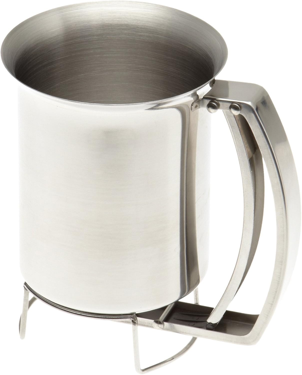Dispensador de masa para panqueques, vertedor Gourmet de acero inoxidable, perfecto para hornear magdalenas, waffles, pasteles y panecillos,