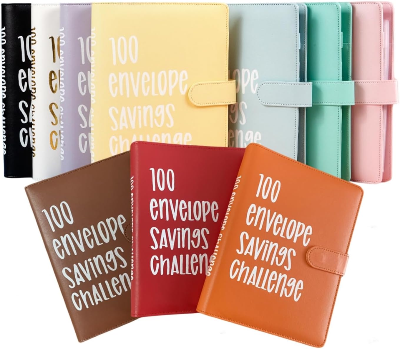 Carpeta de desafío de 100 sobres, manera fácil y divertida de ahorrar $5,050, libro de desafíos de ahorro, carpeta de libros de presupuesto de